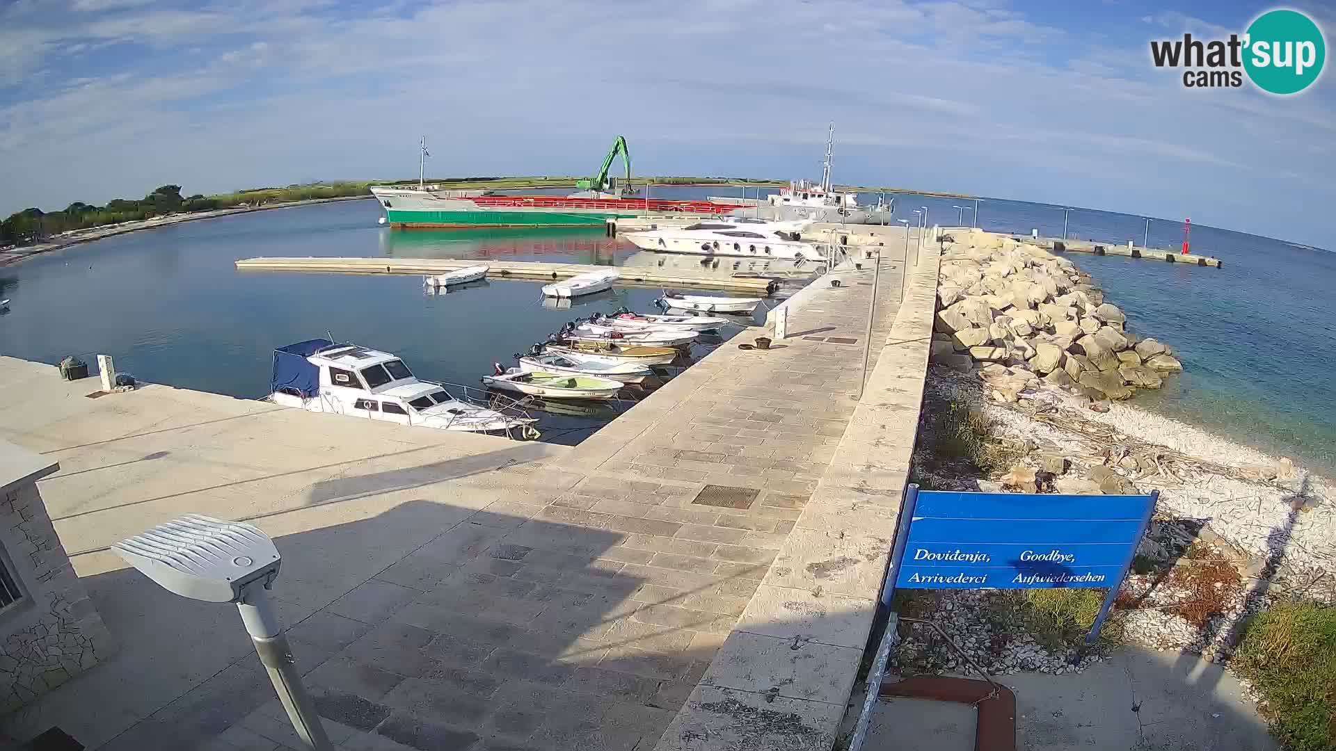 Webcam de l’île d’Unije – Explorez la beauté du joyau caché de la Croatie