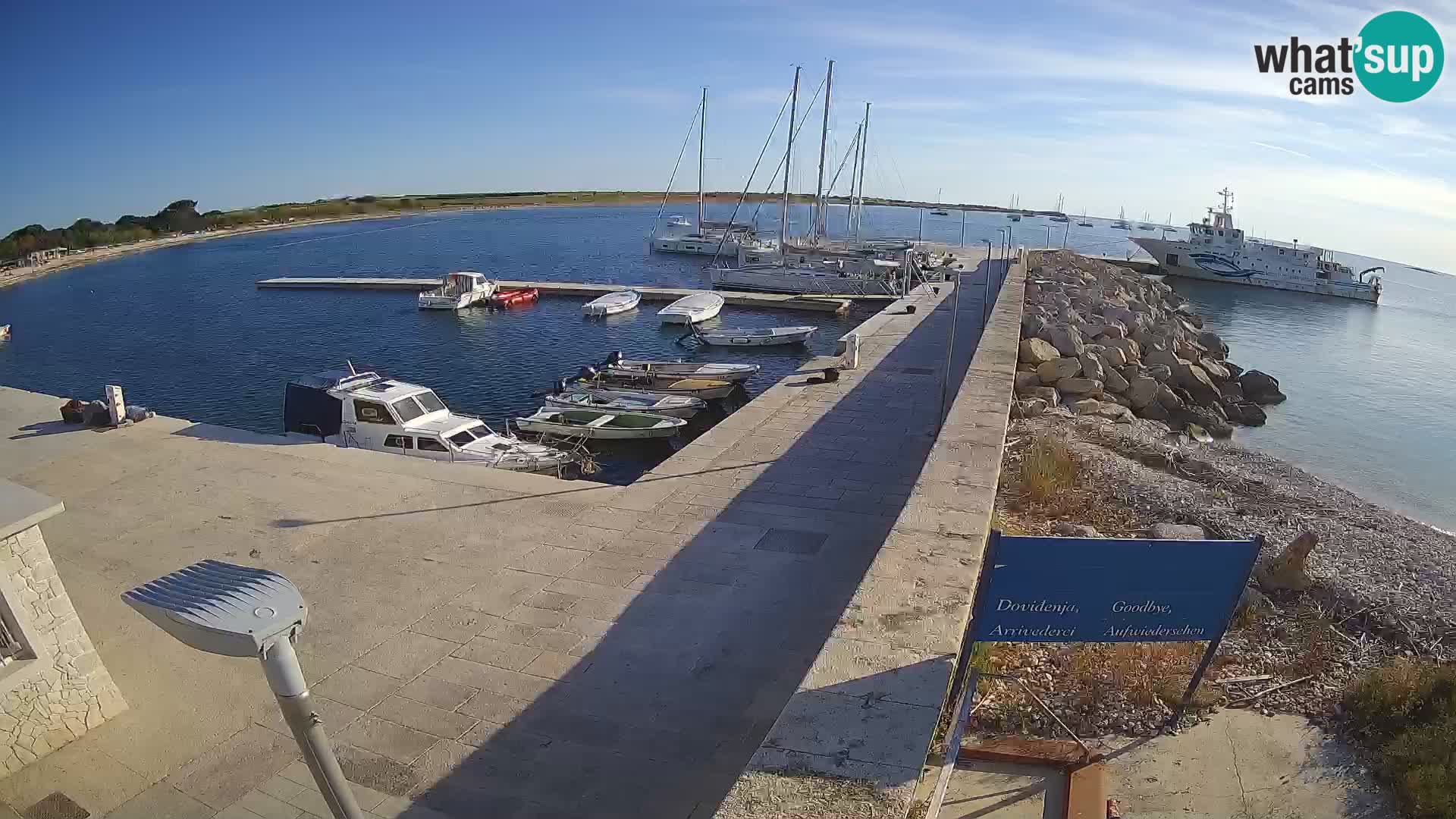 Webcam de l’île d’Unije – Explorez la beauté du joyau caché de la Croatie