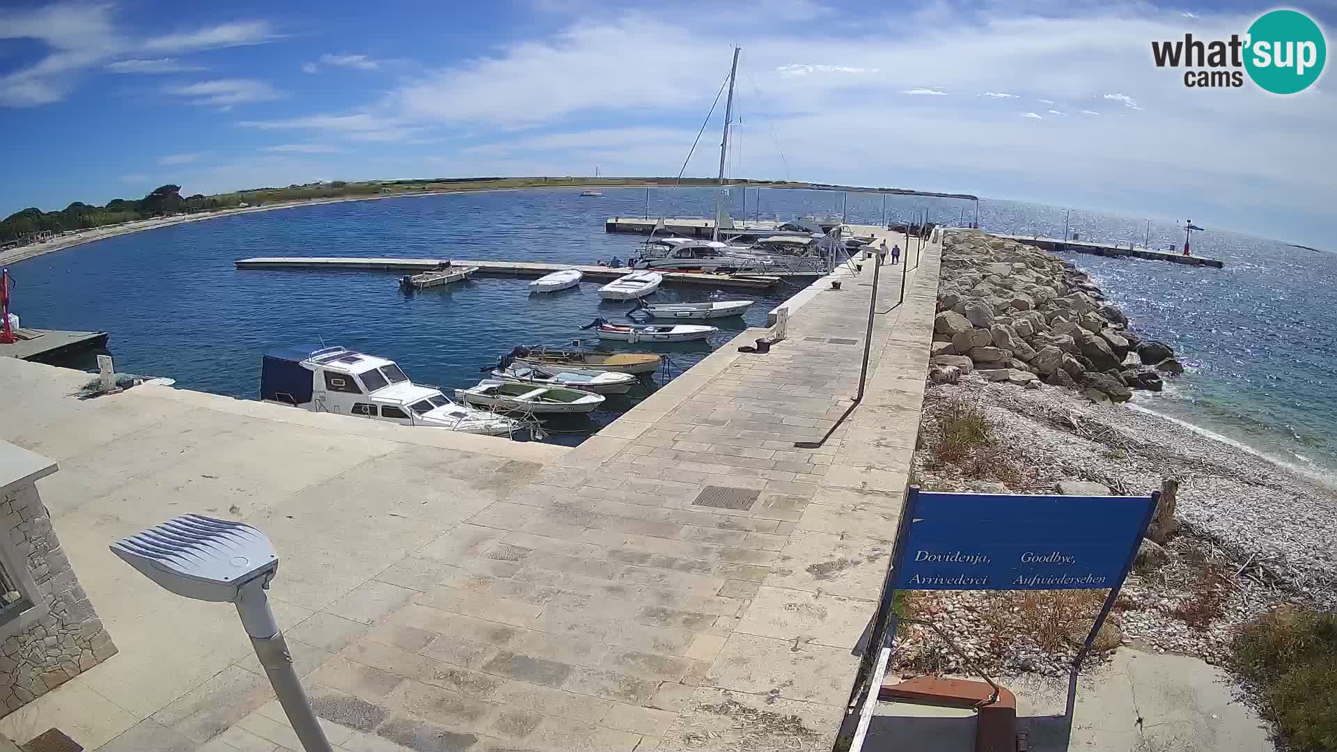 Webcam de l’île d’Unije – Explorez la beauté du joyau caché de la Croatie