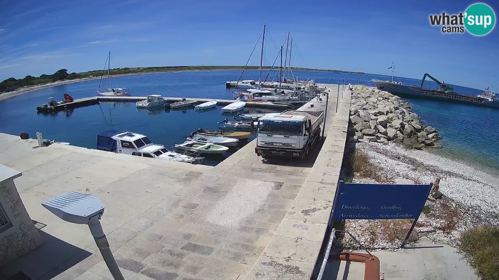 Webcam de l’île d’Unije – Explorez la beauté du joyau caché de la Croatie