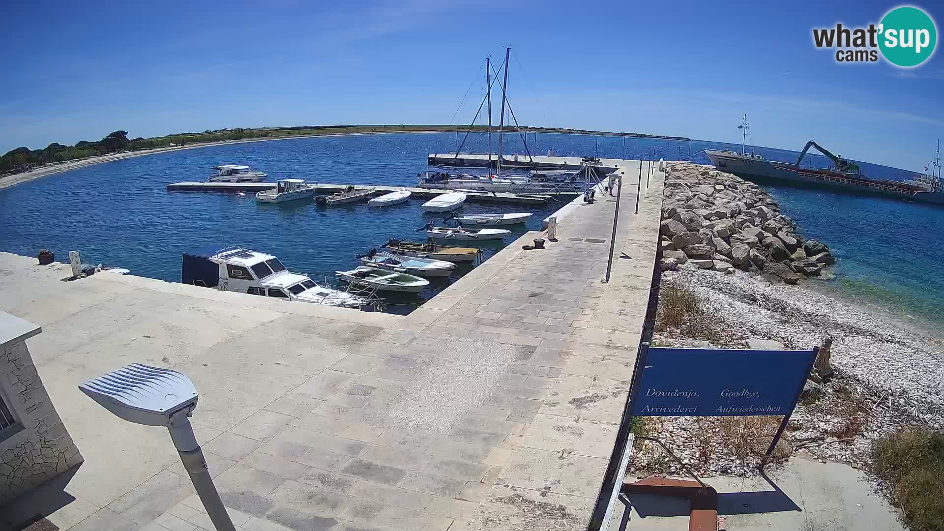 Webcam de l’île d’Unije – Explorez la beauté du joyau caché de la Croatie