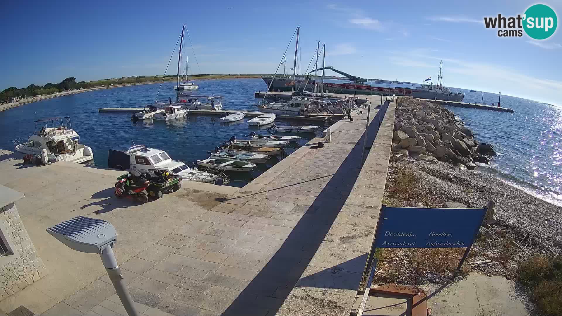 Webcam de l’île d’Unije – Explorez la beauté du joyau caché de la Croatie