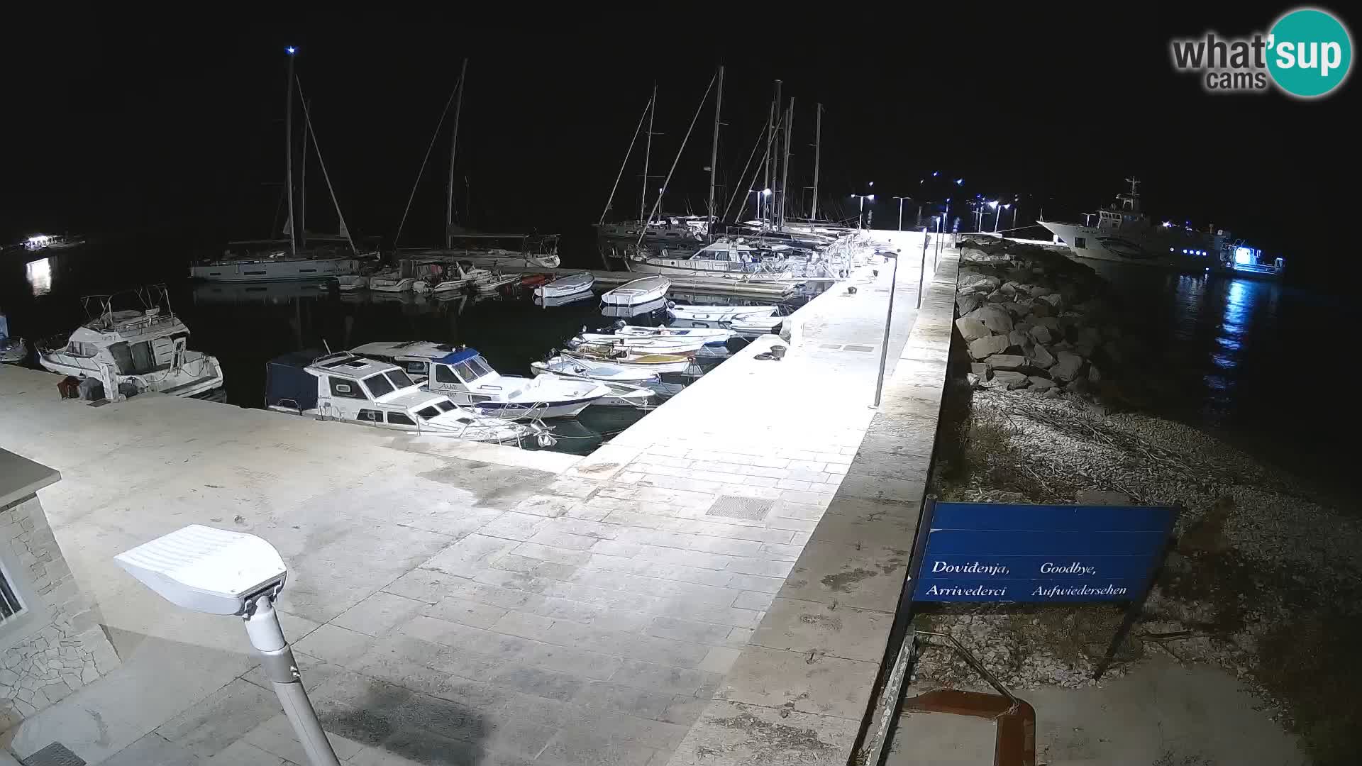 Webcam de l’île d’Unije – Explorez la beauté du joyau caché de la Croatie