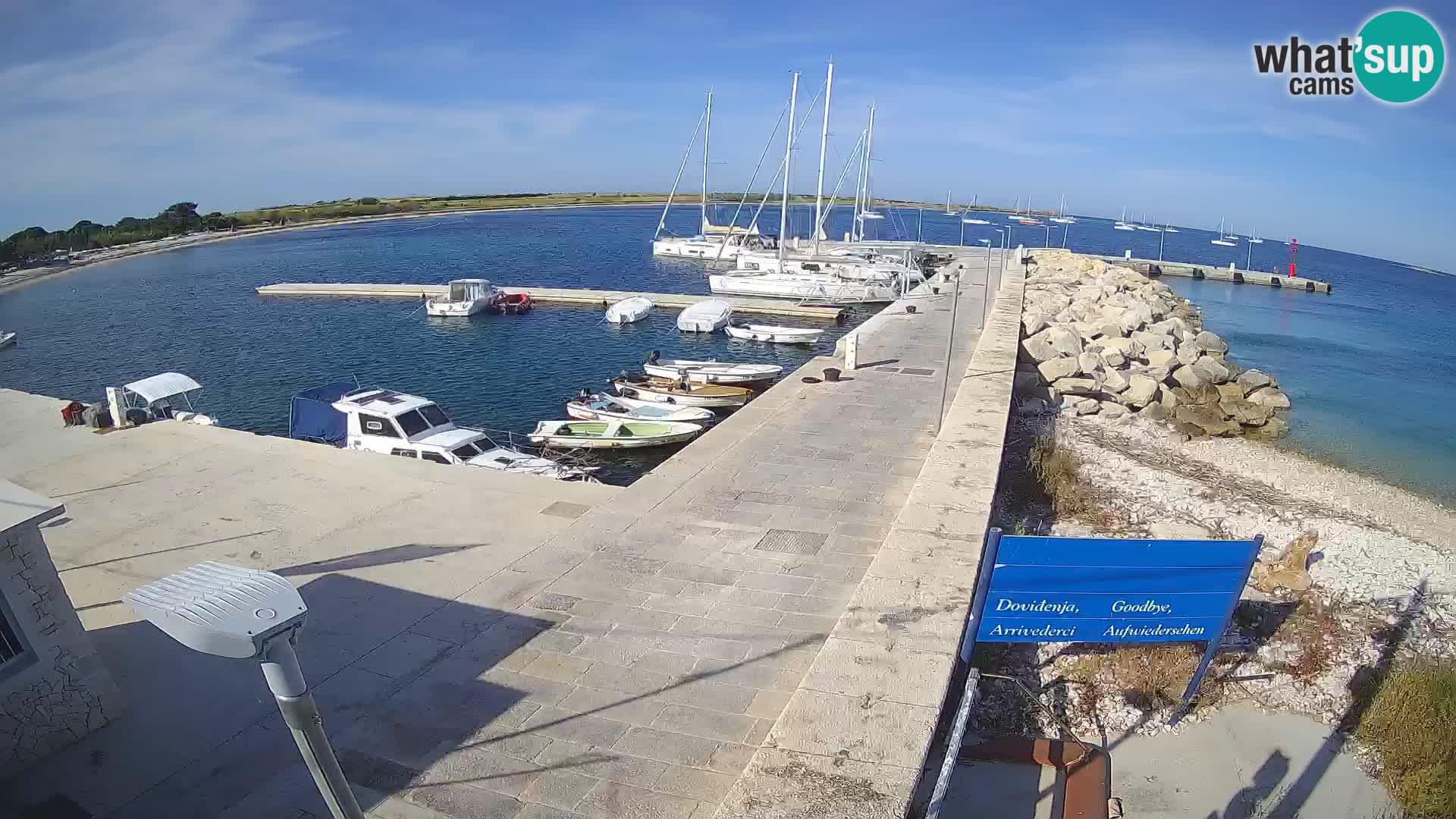 Webcam de l’île d’Unije – Explorez la beauté du joyau caché de la Croatie