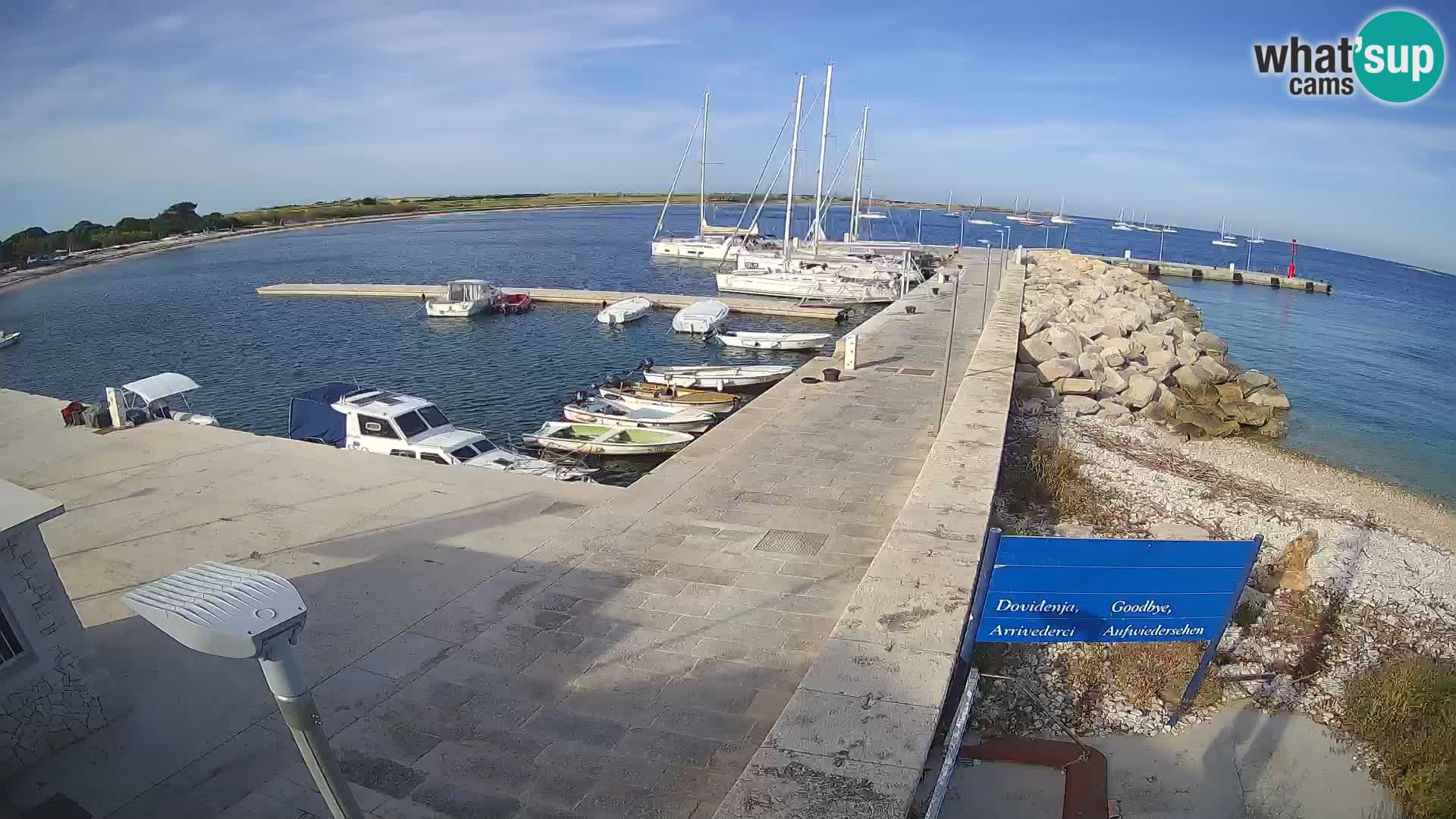 Webcam de l’île d’Unije – Explorez la beauté du joyau caché de la Croatie
