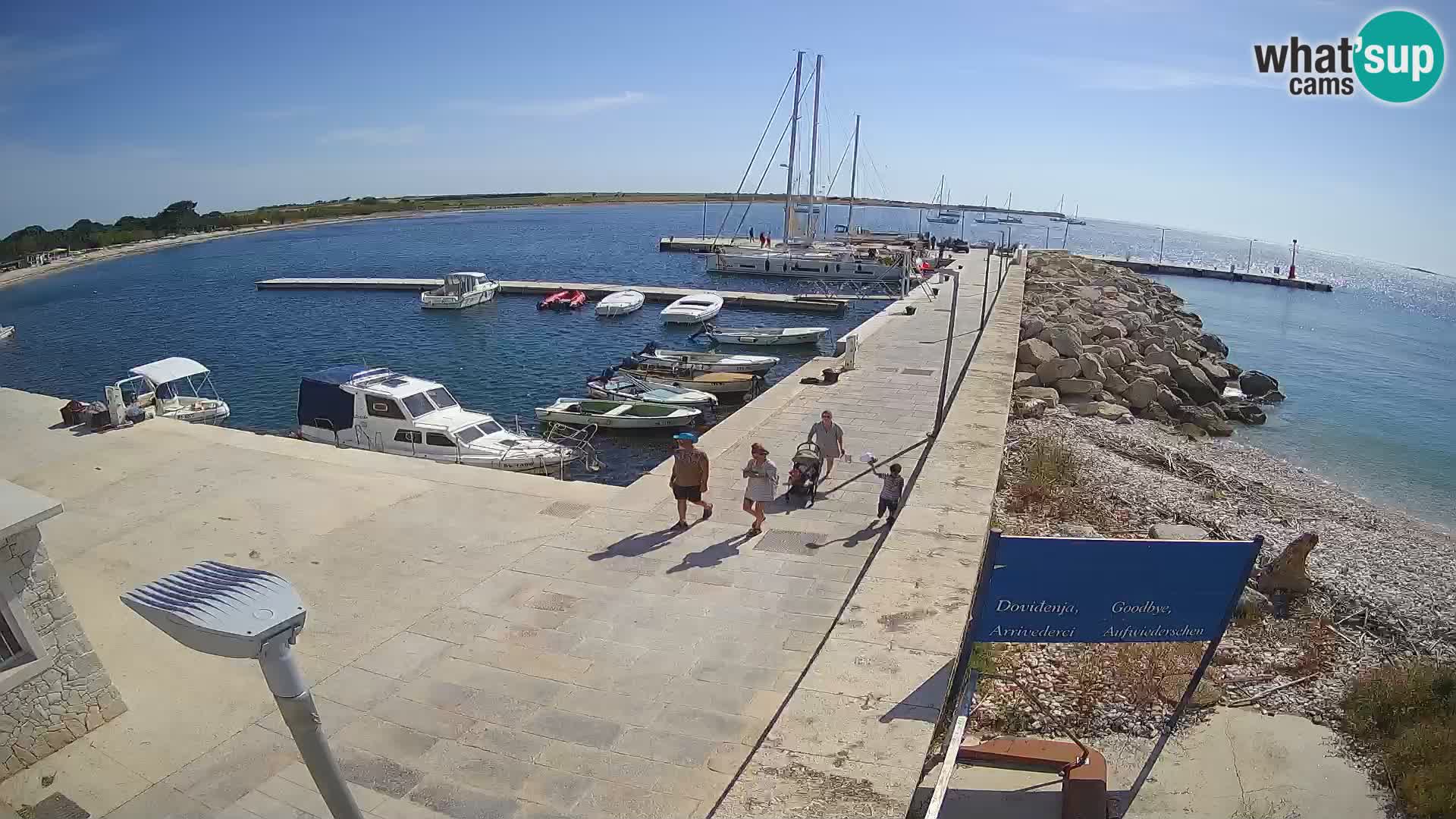 Webcam de l’île d’Unije – Explorez la beauté du joyau caché de la Croatie