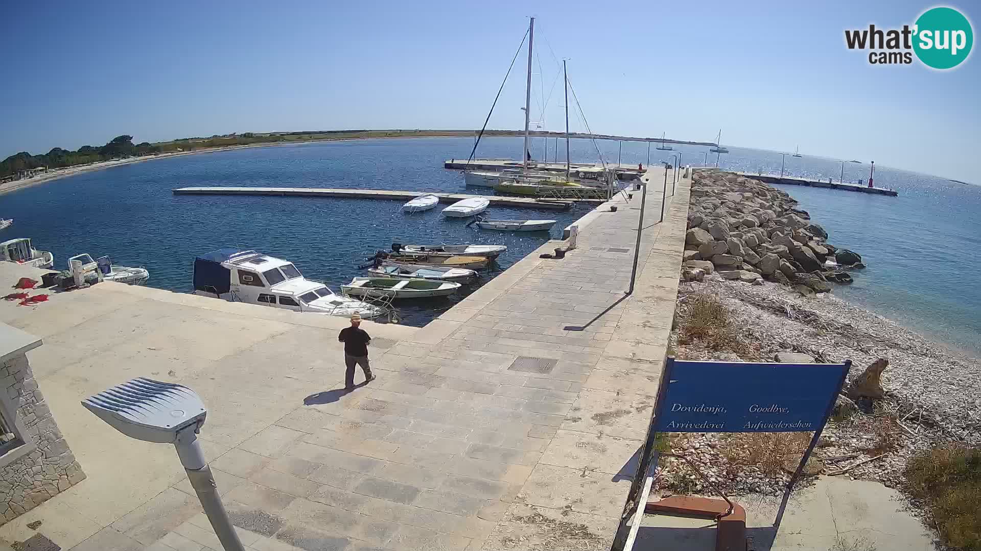 Webcam de l’île d’Unije – Explorez la beauté du joyau caché de la Croatie