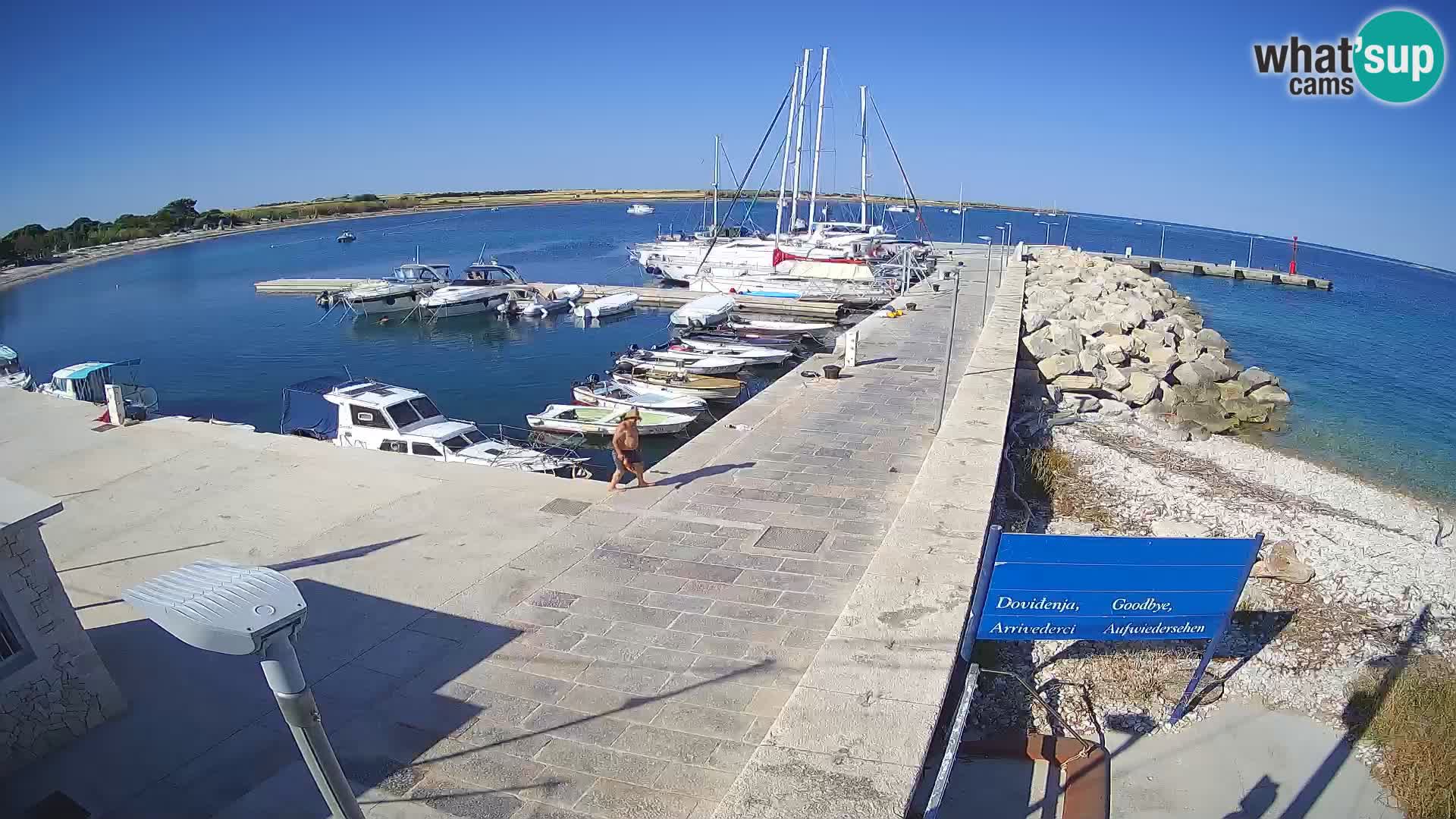 Webcam de l’île d’Unije – Explorez la beauté du joyau caché de la Croatie