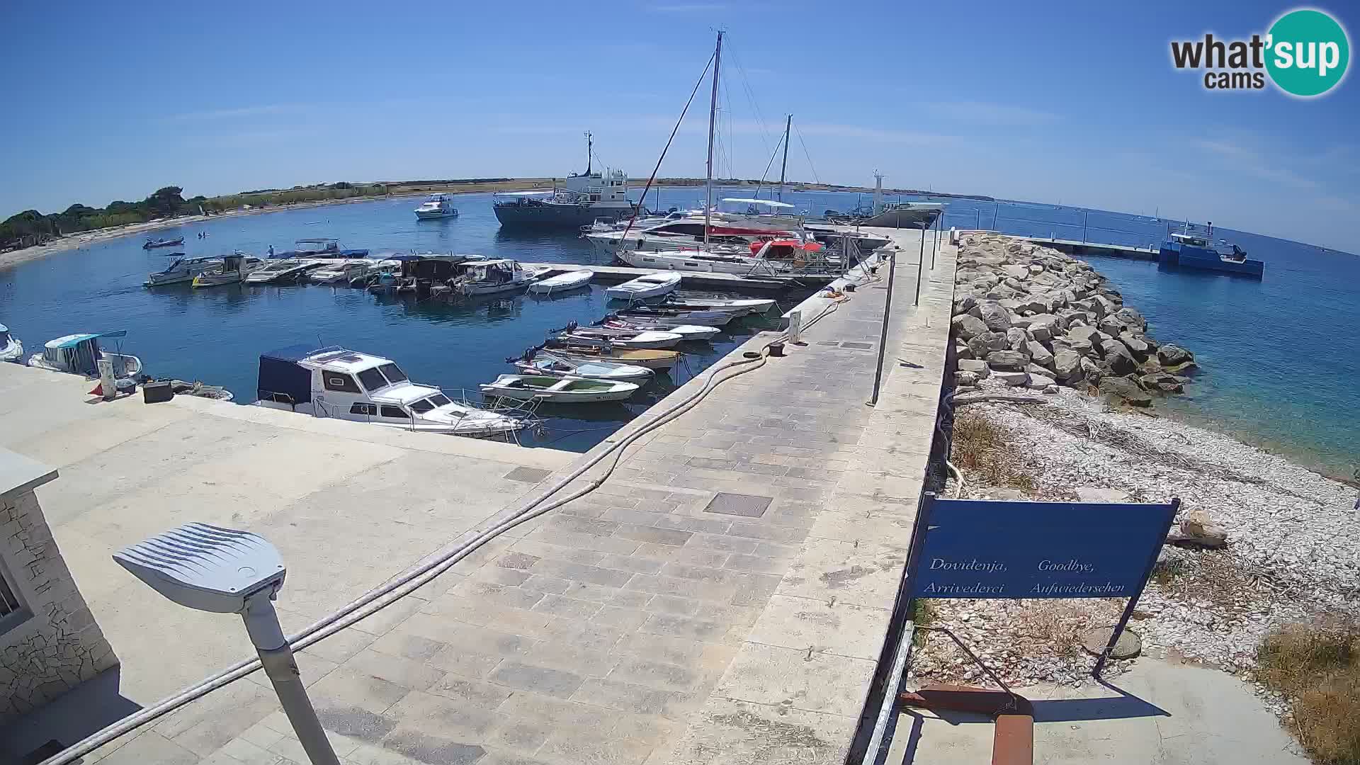 Webcam de l’île d’Unije – Explorez la beauté du joyau caché de la Croatie