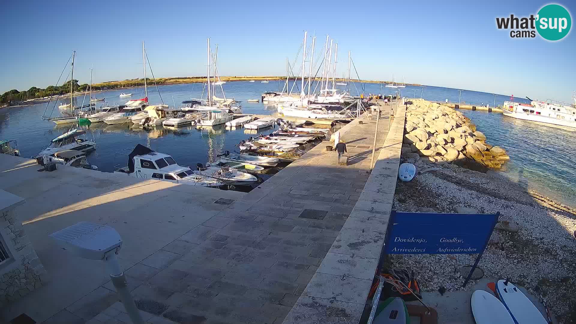Webcam de l’île d’Unije – Explorez la beauté du joyau caché de la Croatie