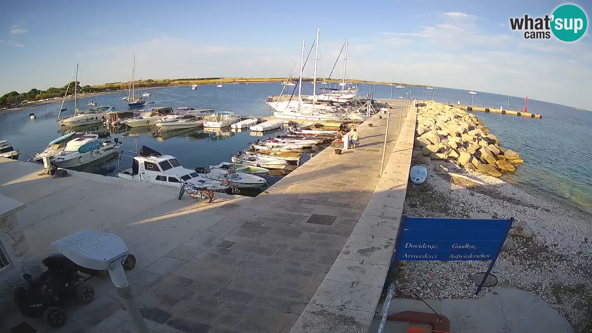 Webcam de l’île d’Unije – Explorez la beauté du joyau caché de la Croatie
