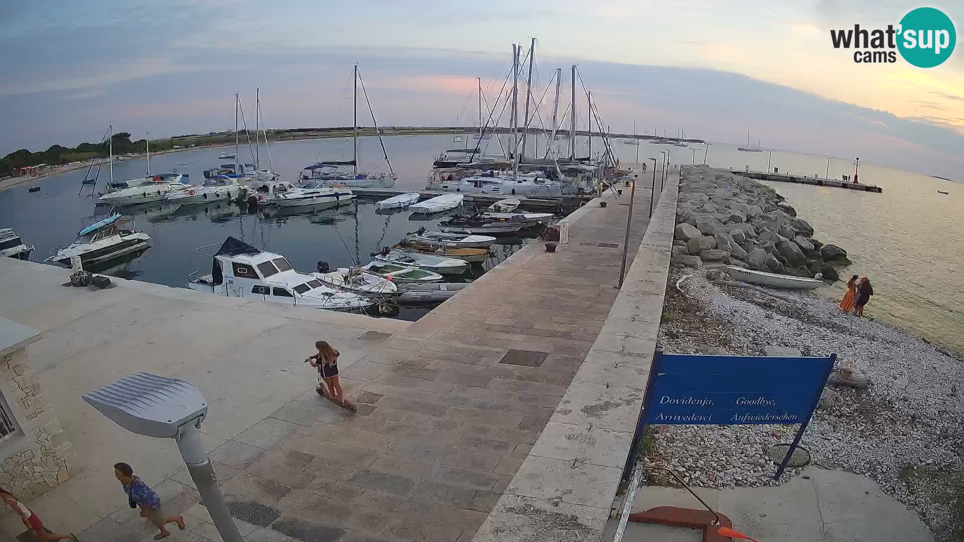 Webcam de l’île d’Unije – Explorez la beauté du joyau caché de la Croatie