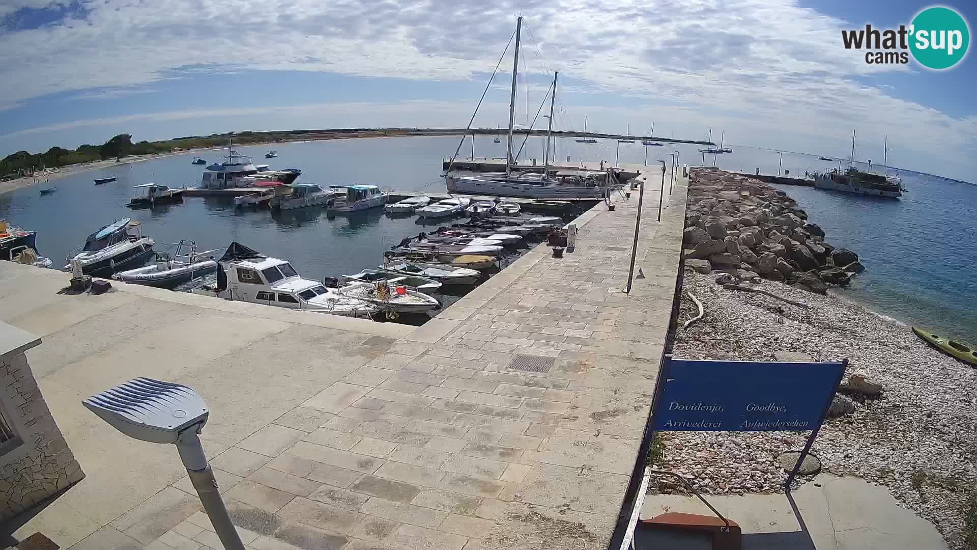 Webcam de l’île d’Unije – Explorez la beauté du joyau caché de la Croatie