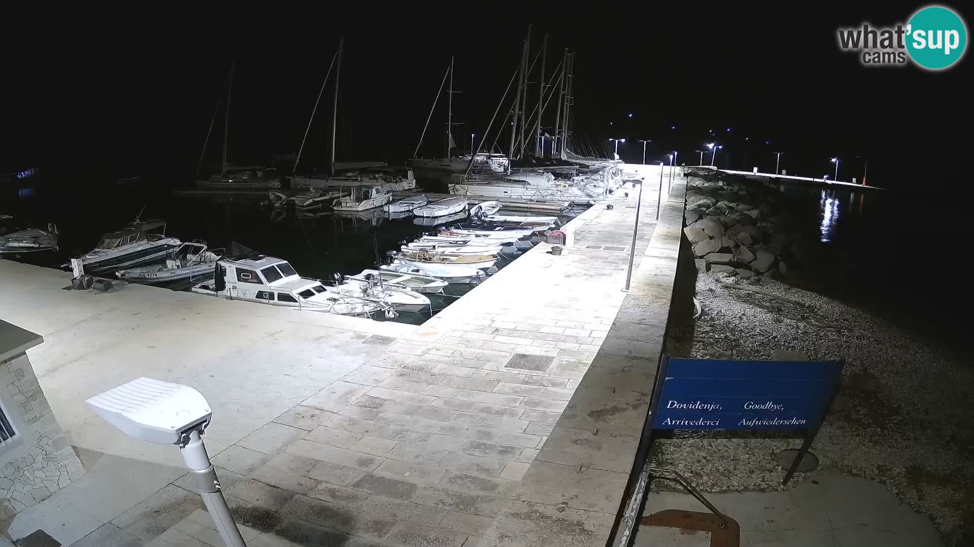 Webcam de l’île d’Unije – Explorez la beauté du joyau caché de la Croatie