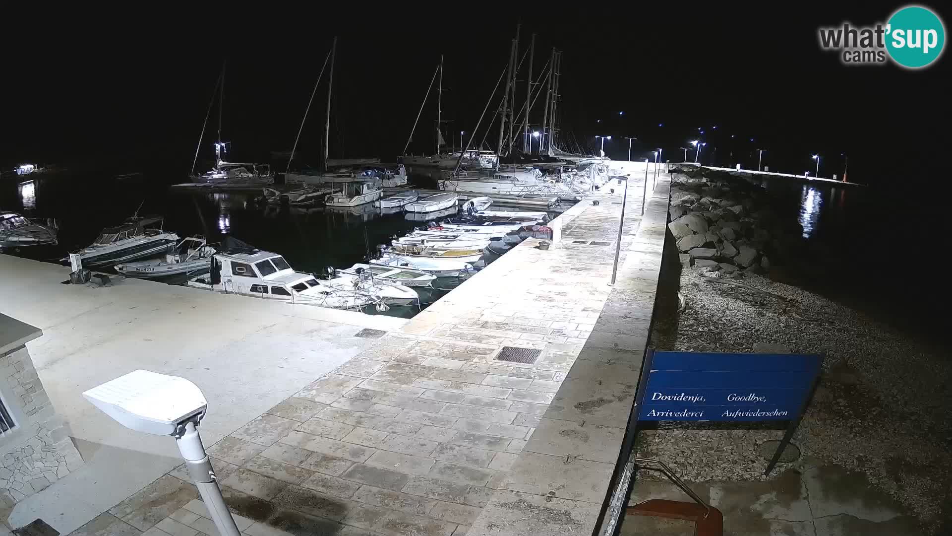 Webcam de l’île d’Unije – Explorez la beauté du joyau caché de la Croatie