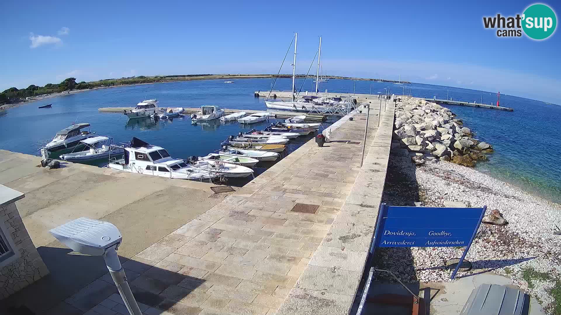 Webcam de l’île d’Unije – Explorez la beauté du joyau caché de la Croatie