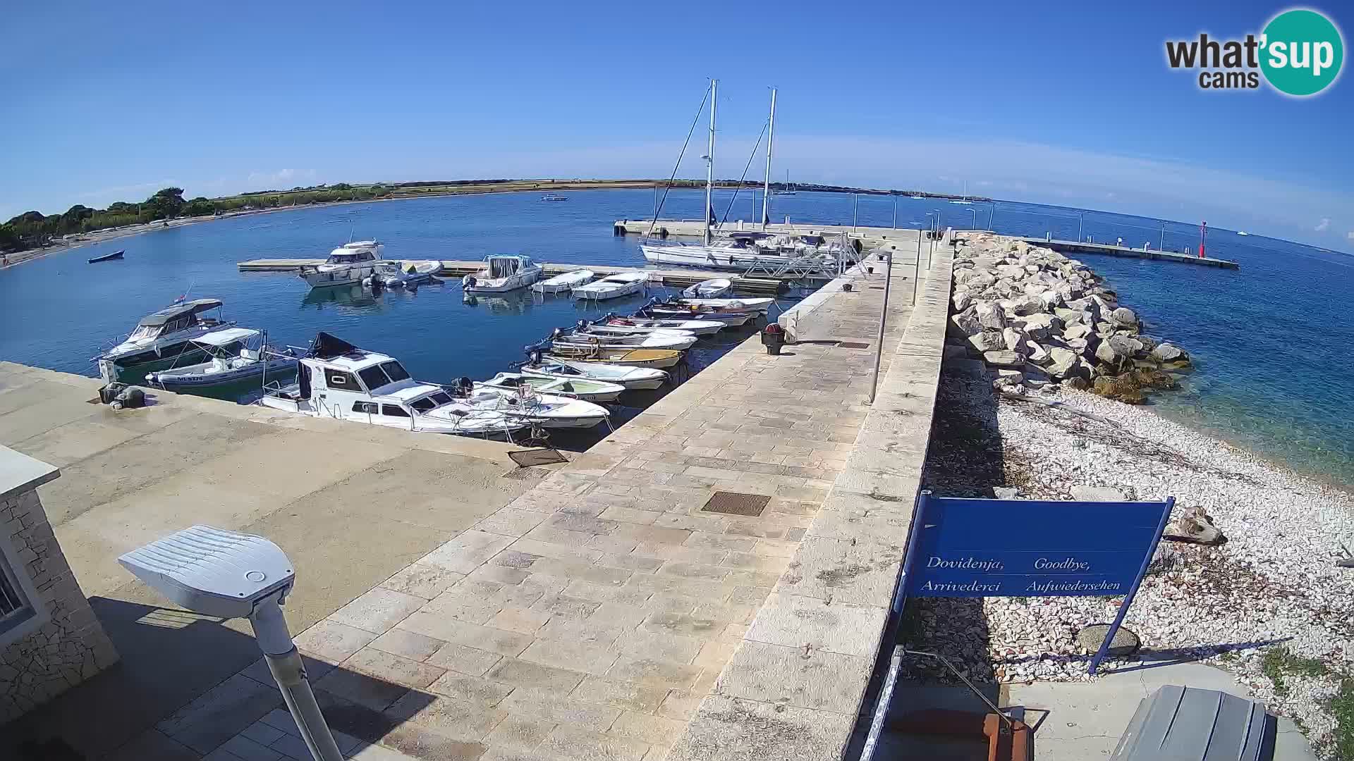 Webcam de l’île d’Unije – Explorez la beauté du joyau caché de la Croatie