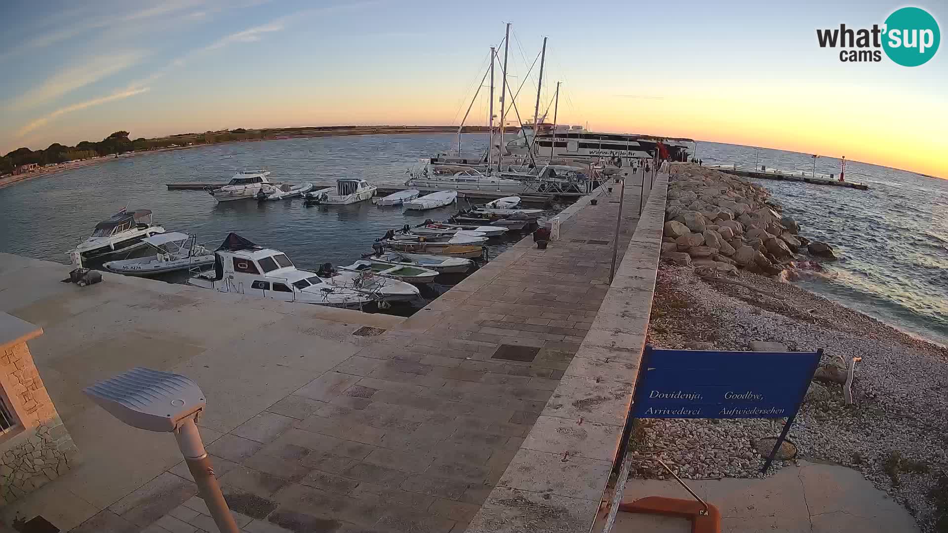 Webcam de l’île d’Unije – Explorez la beauté du joyau caché de la Croatie