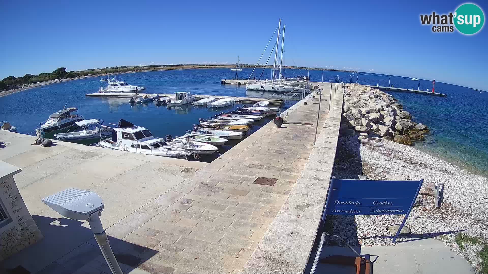 Webcam de l’île d’Unije – Explorez la beauté du joyau caché de la Croatie