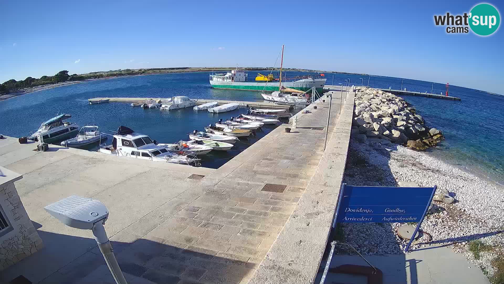 Webcam de l’île d’Unije – Explorez la beauté du joyau caché de la Croatie