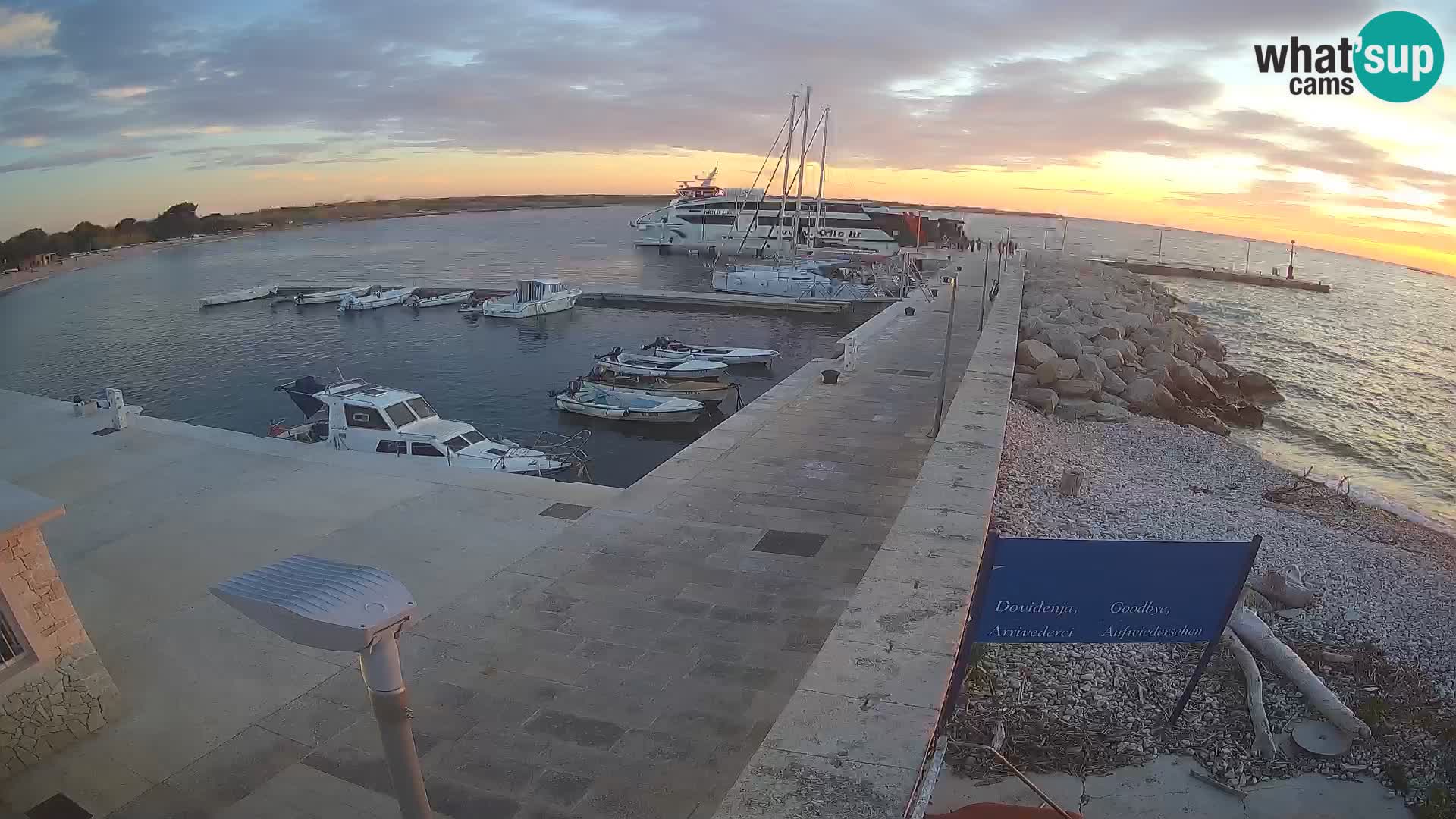 Webcam de l’île d’Unije – Explorez la beauté du joyau caché de la Croatie