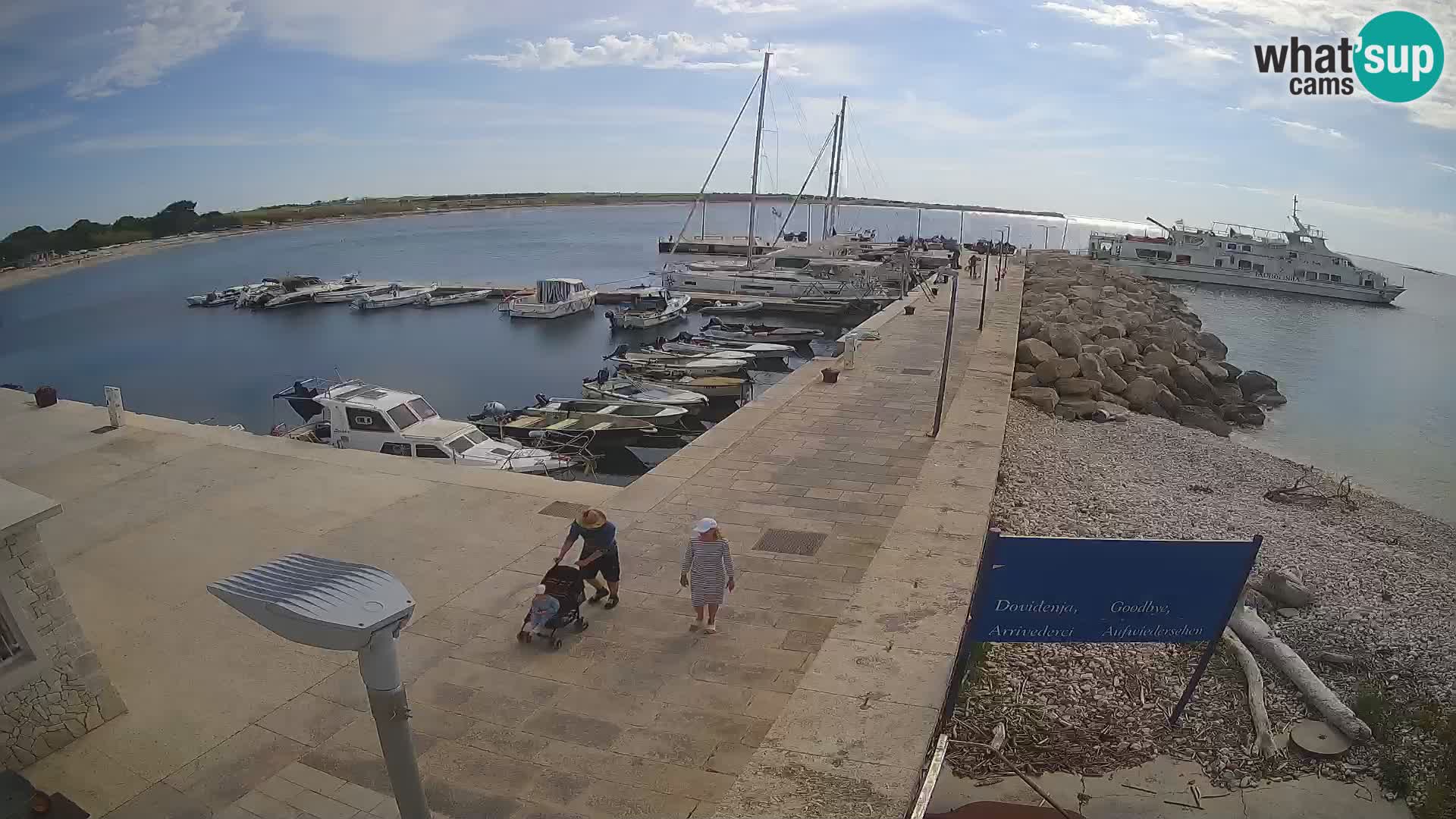 Webcam de l’île d’Unije – Explorez la beauté du joyau caché de la Croatie