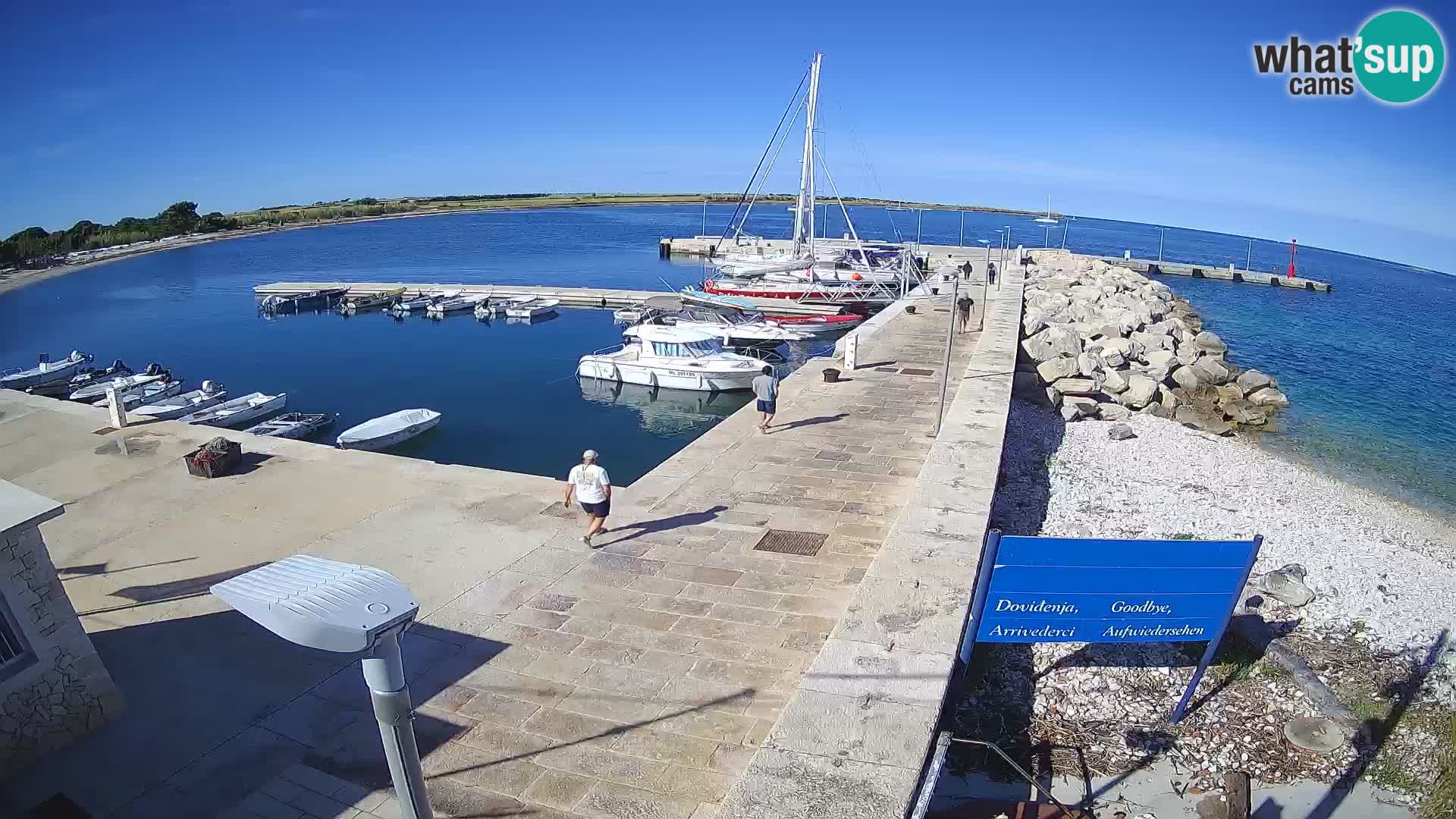 Webcam de l’île d’Unije – Explorez la beauté du joyau caché de la Croatie