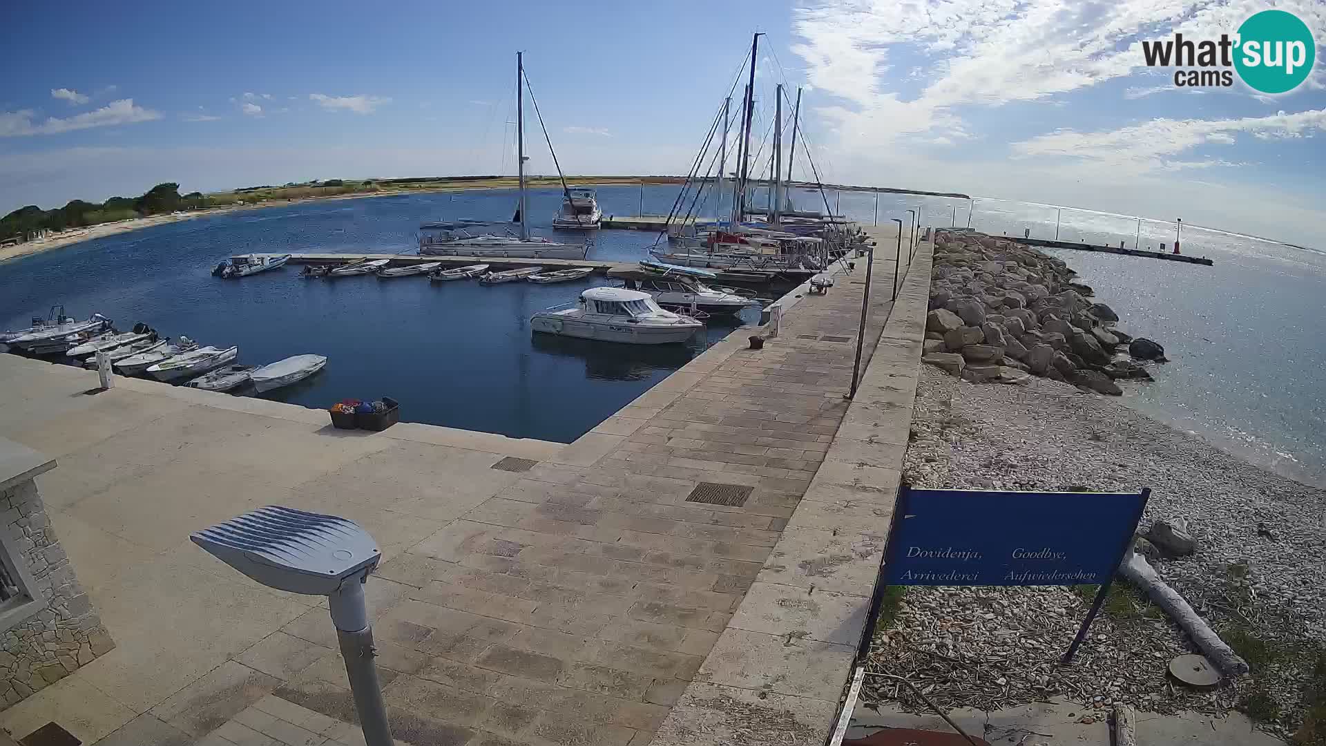 Webcam de l’île d’Unije – Explorez la beauté du joyau caché de la Croatie