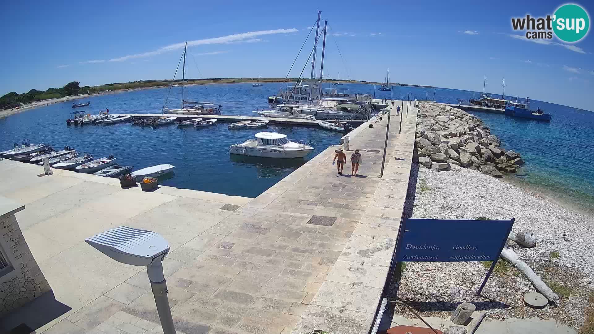 Webcam de l’île d’Unije – Explorez la beauté du joyau caché de la Croatie