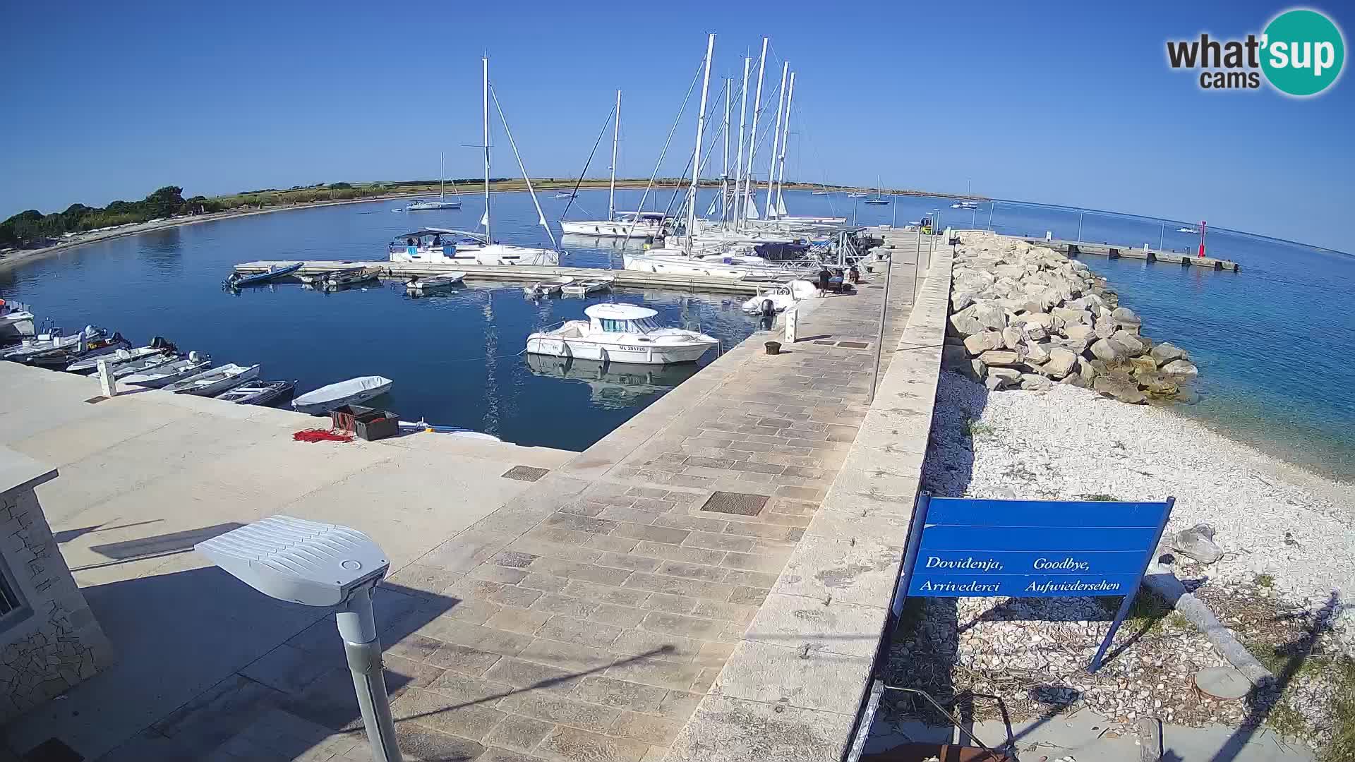 Webcam de l’île d’Unije – Explorez la beauté du joyau caché de la Croatie