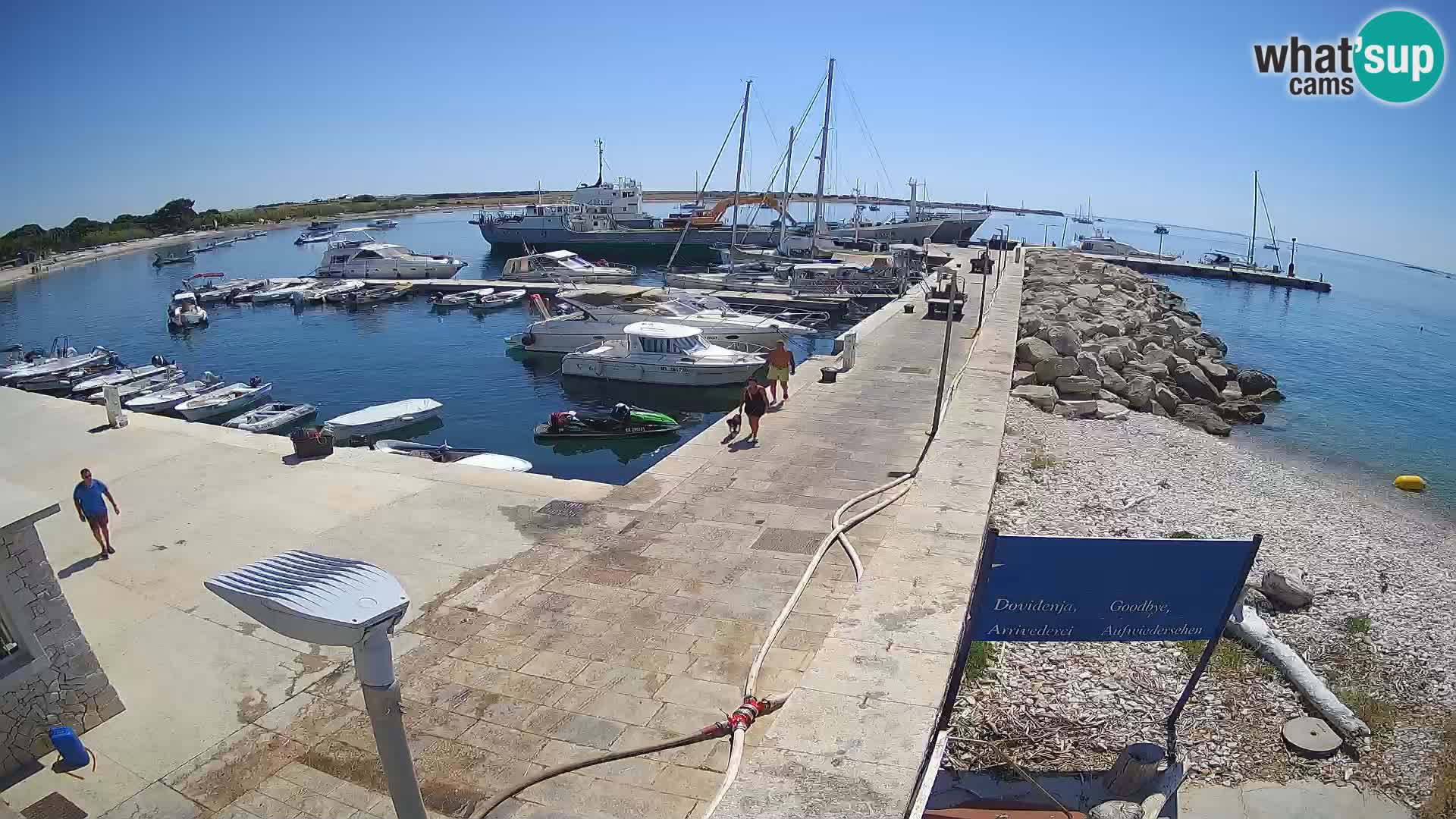 Webcam de l’île d’Unije – Explorez la beauté du joyau caché de la Croatie