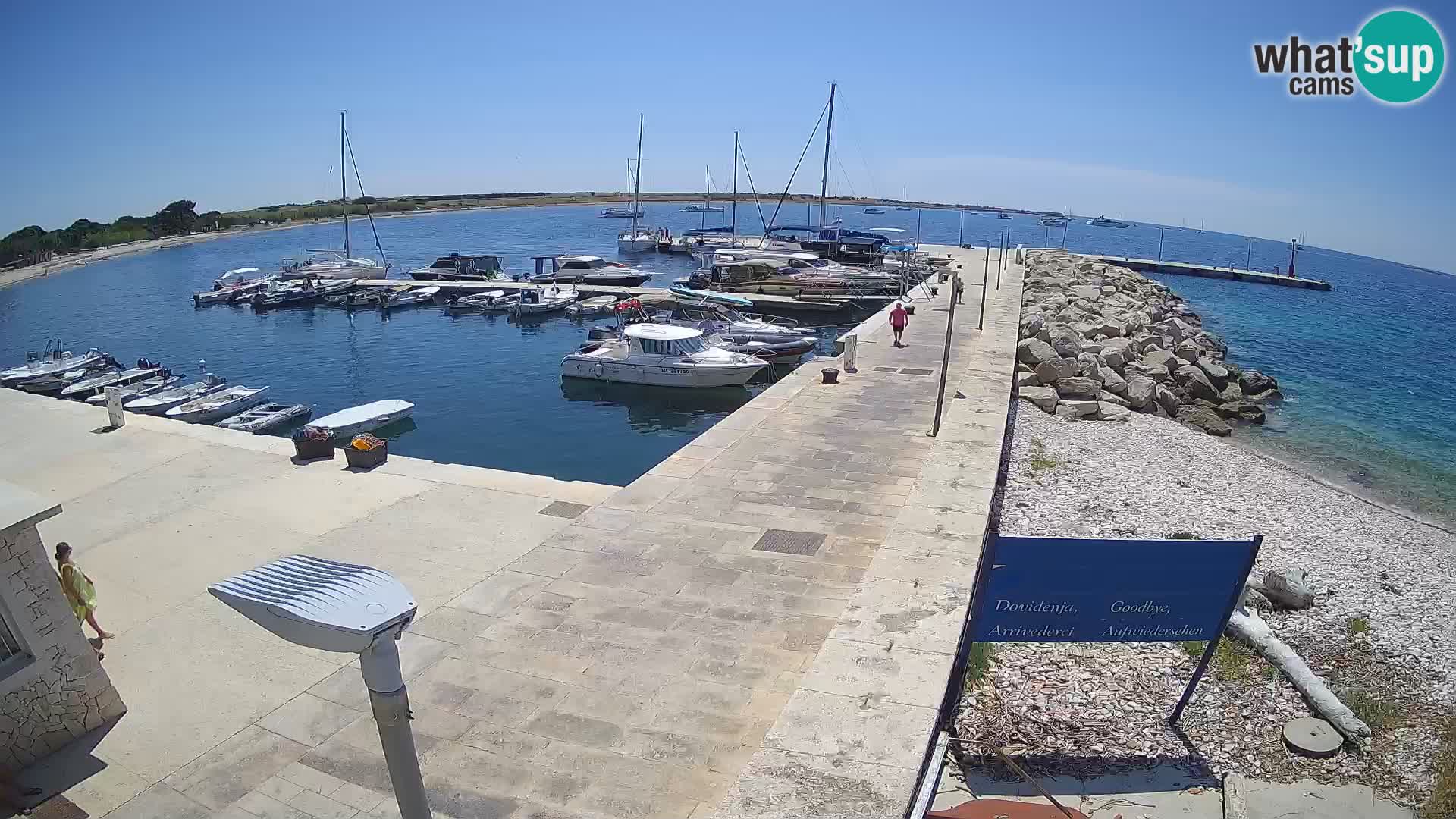 Webcam de l’île d’Unije – Explorez la beauté du joyau caché de la Croatie