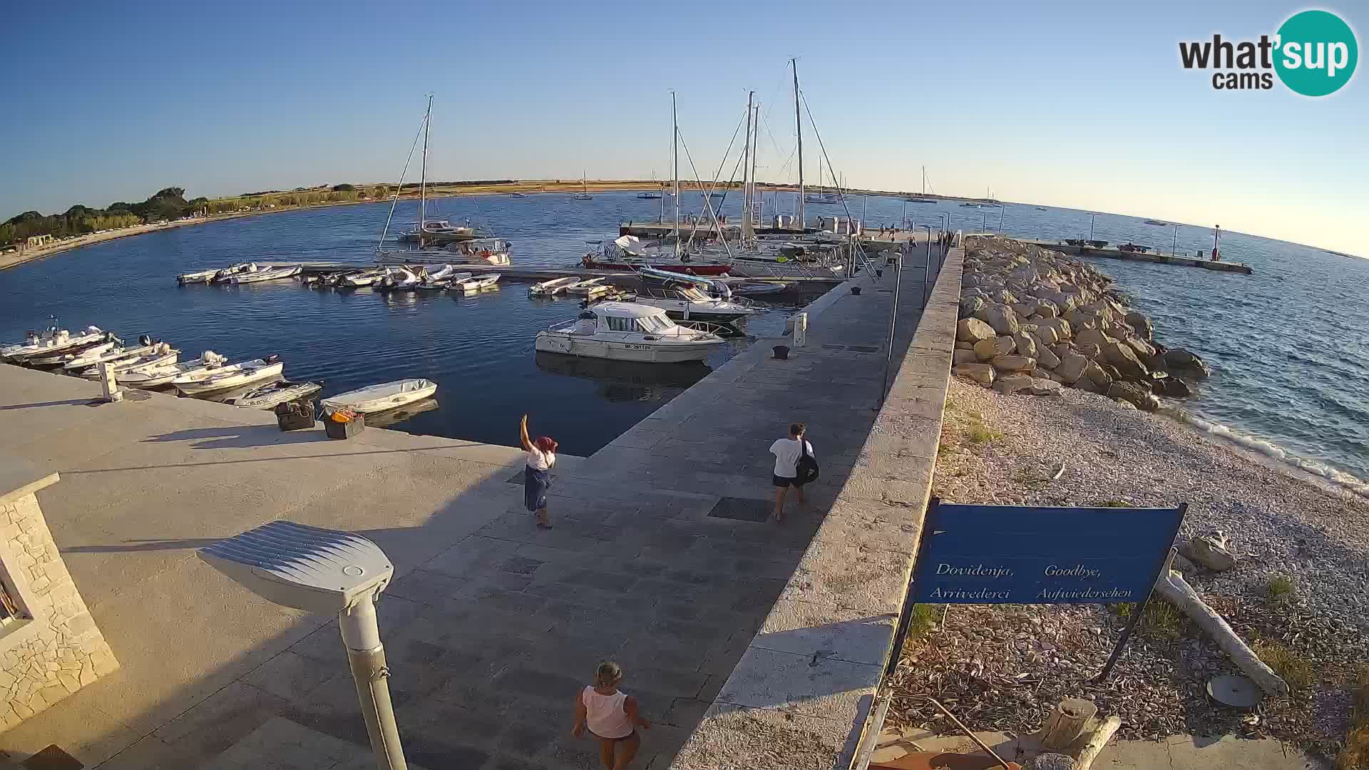 Webcam de l’île d’Unije – Explorez la beauté du joyau caché de la Croatie