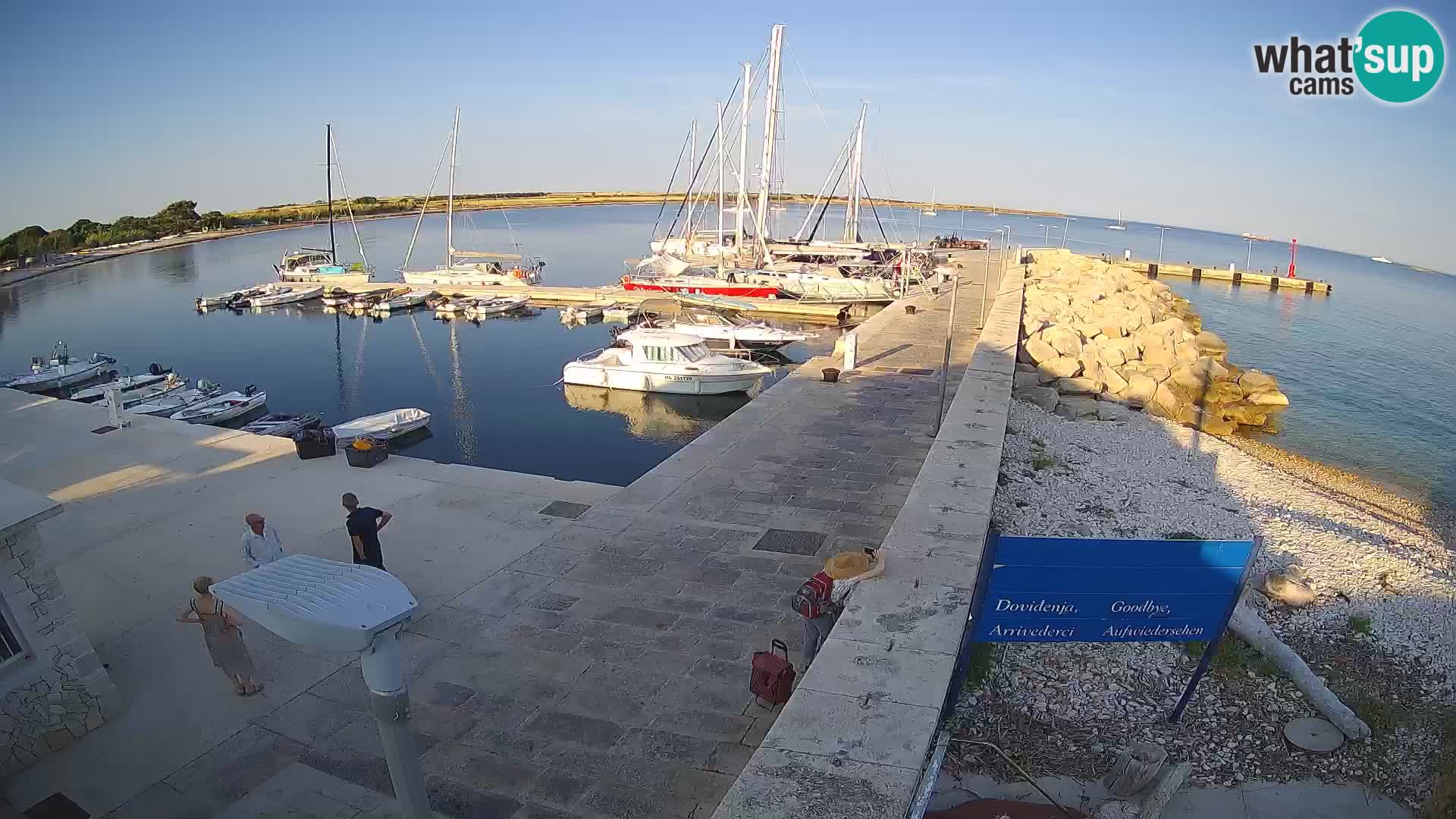 Webcam de l’île d’Unije – Explorez la beauté du joyau caché de la Croatie