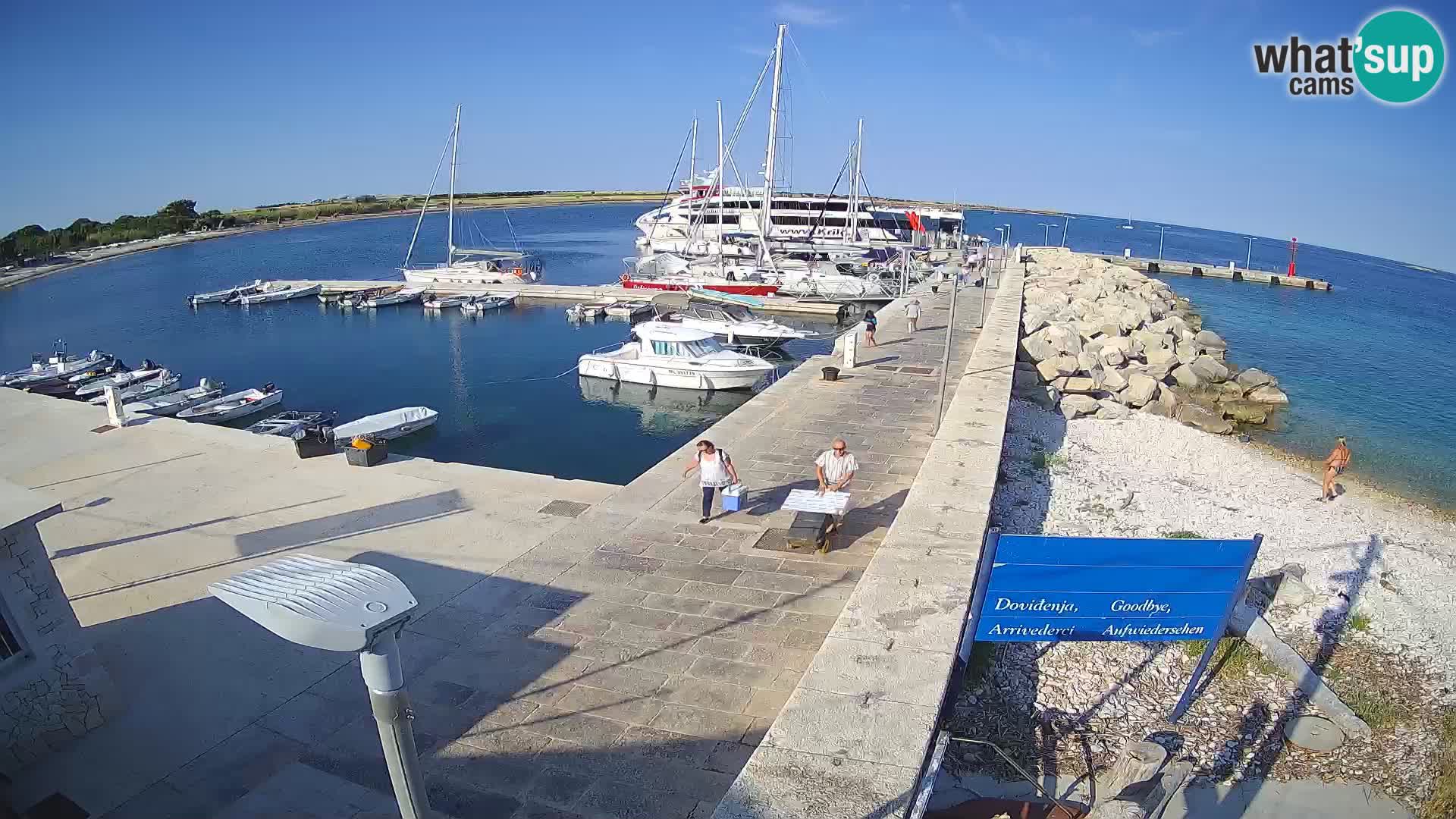 Webcam de l’île d’Unije – Explorez la beauté du joyau caché de la Croatie