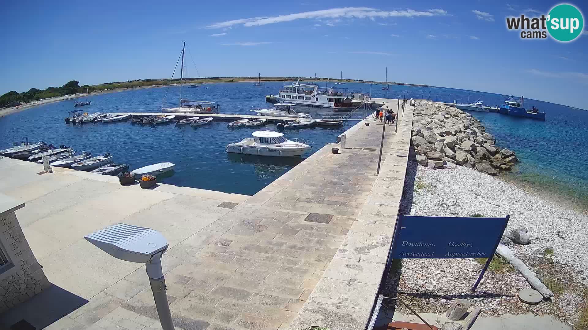 Webcam de l’île d’Unije – Explorez la beauté du joyau caché de la Croatie