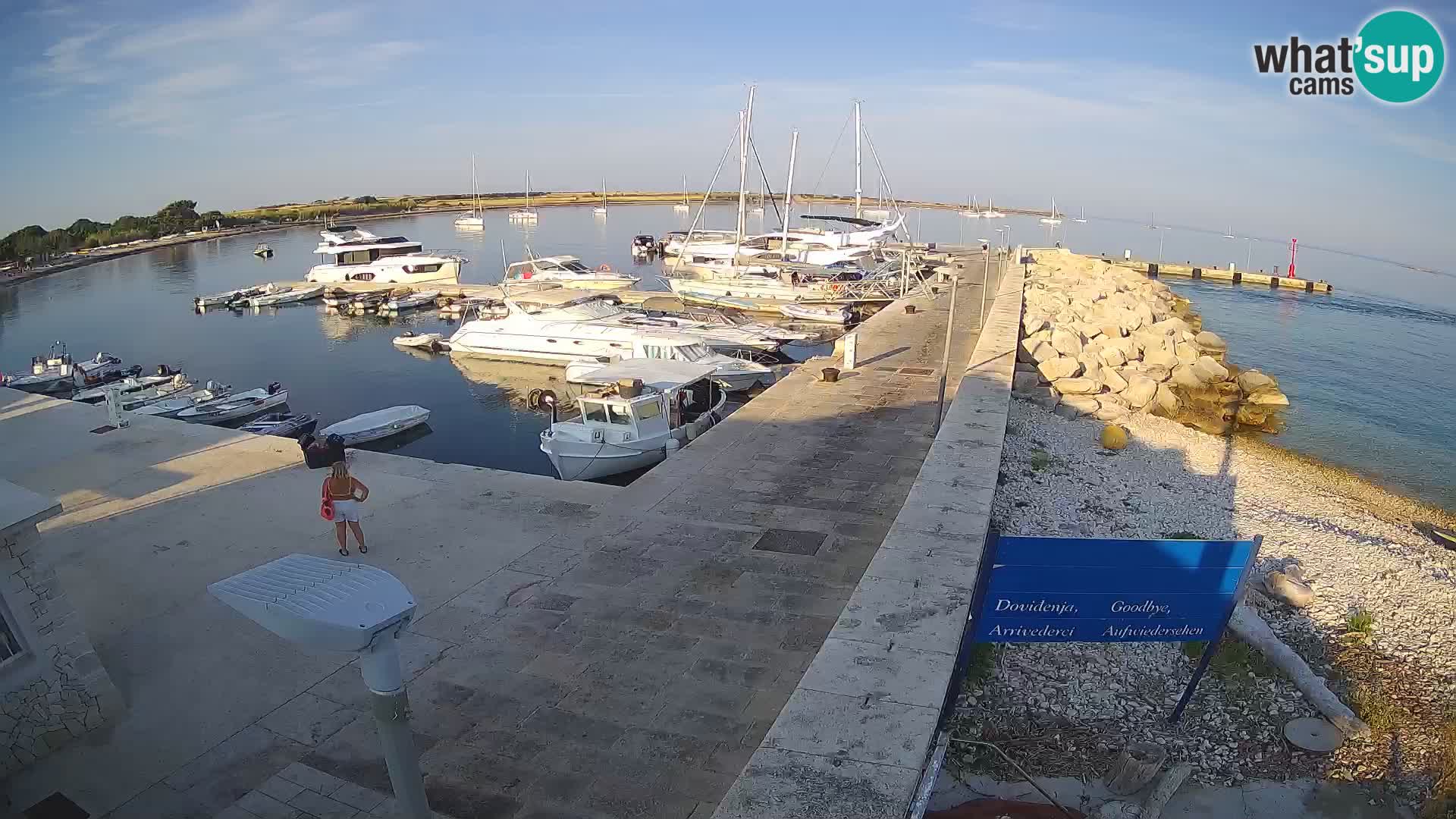 Webcam de l’île d’Unije – Explorez la beauté du joyau caché de la Croatie