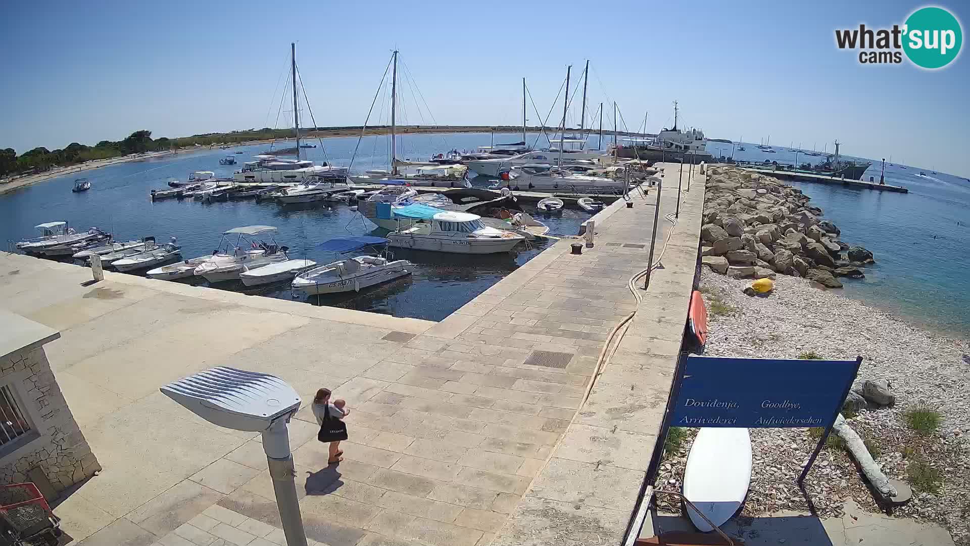 Webcam de l’île d’Unije – Explorez la beauté du joyau caché de la Croatie