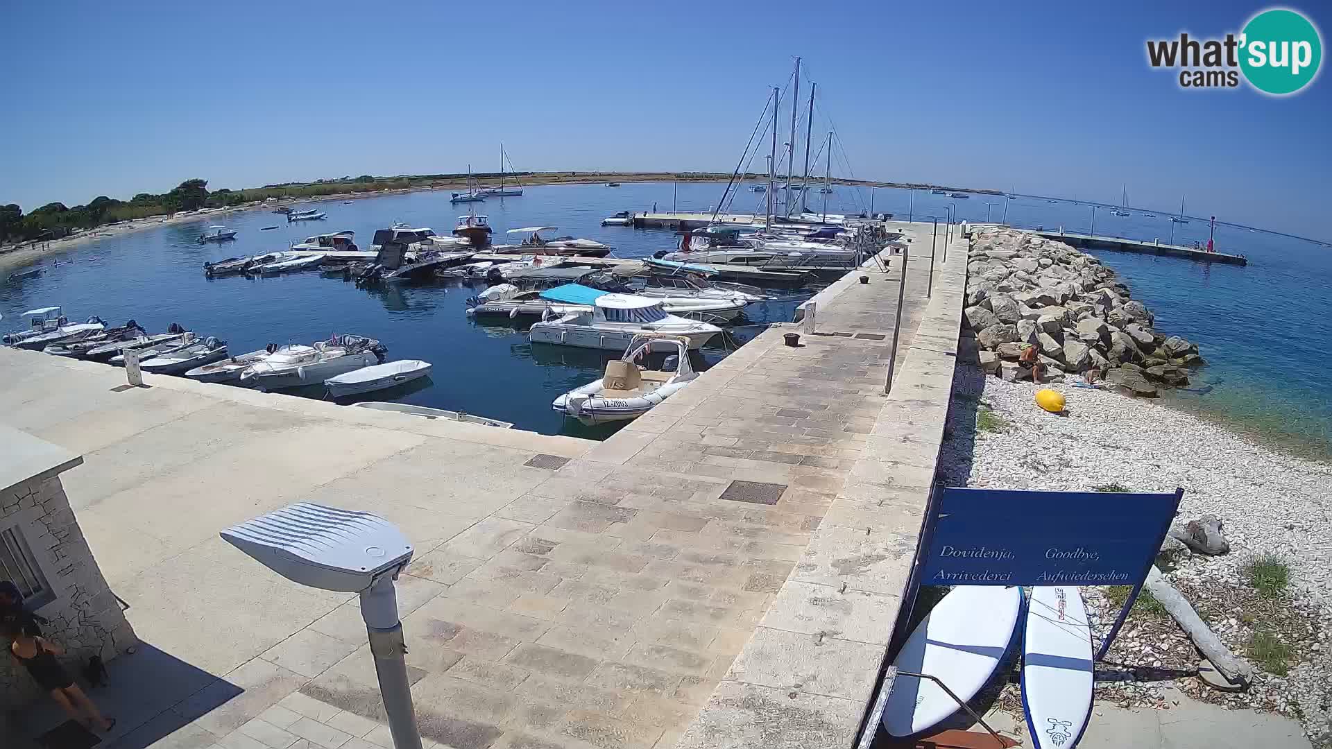 Webcam de l’île d’Unije – Explorez la beauté du joyau caché de la Croatie