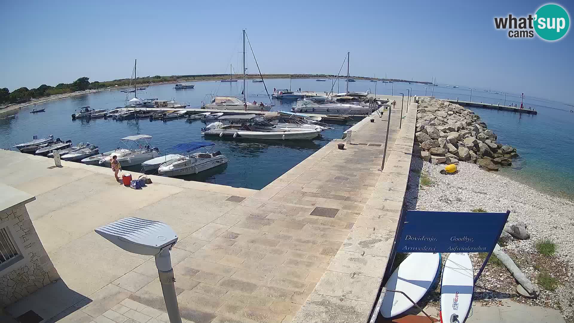 Webcam de l’île d’Unije – Explorez la beauté du joyau caché de la Croatie