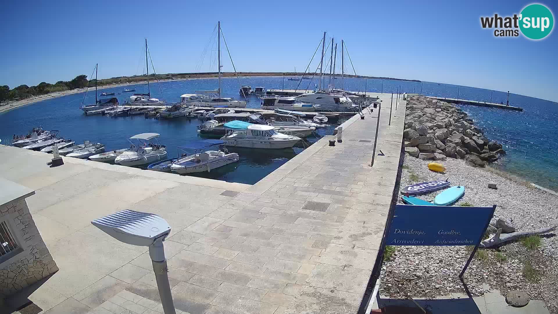 Webcam de l’île d’Unije – Explorez la beauté du joyau caché de la Croatie