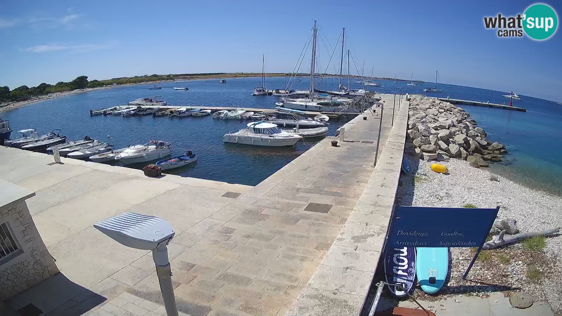 Webcam de l’île d’Unije – Explorez la beauté du joyau caché de la Croatie