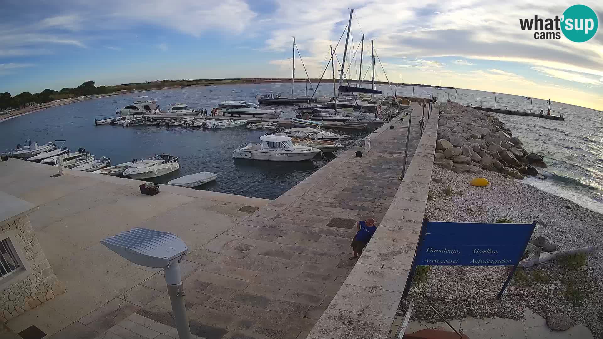 Webcam de l’île d’Unije – Explorez la beauté du joyau caché de la Croatie
