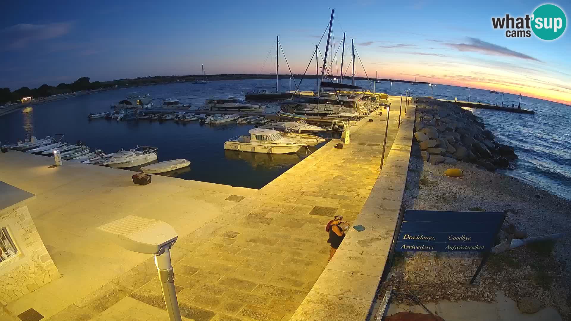 Webcam de l’île d’Unije – Explorez la beauté du joyau caché de la Croatie
