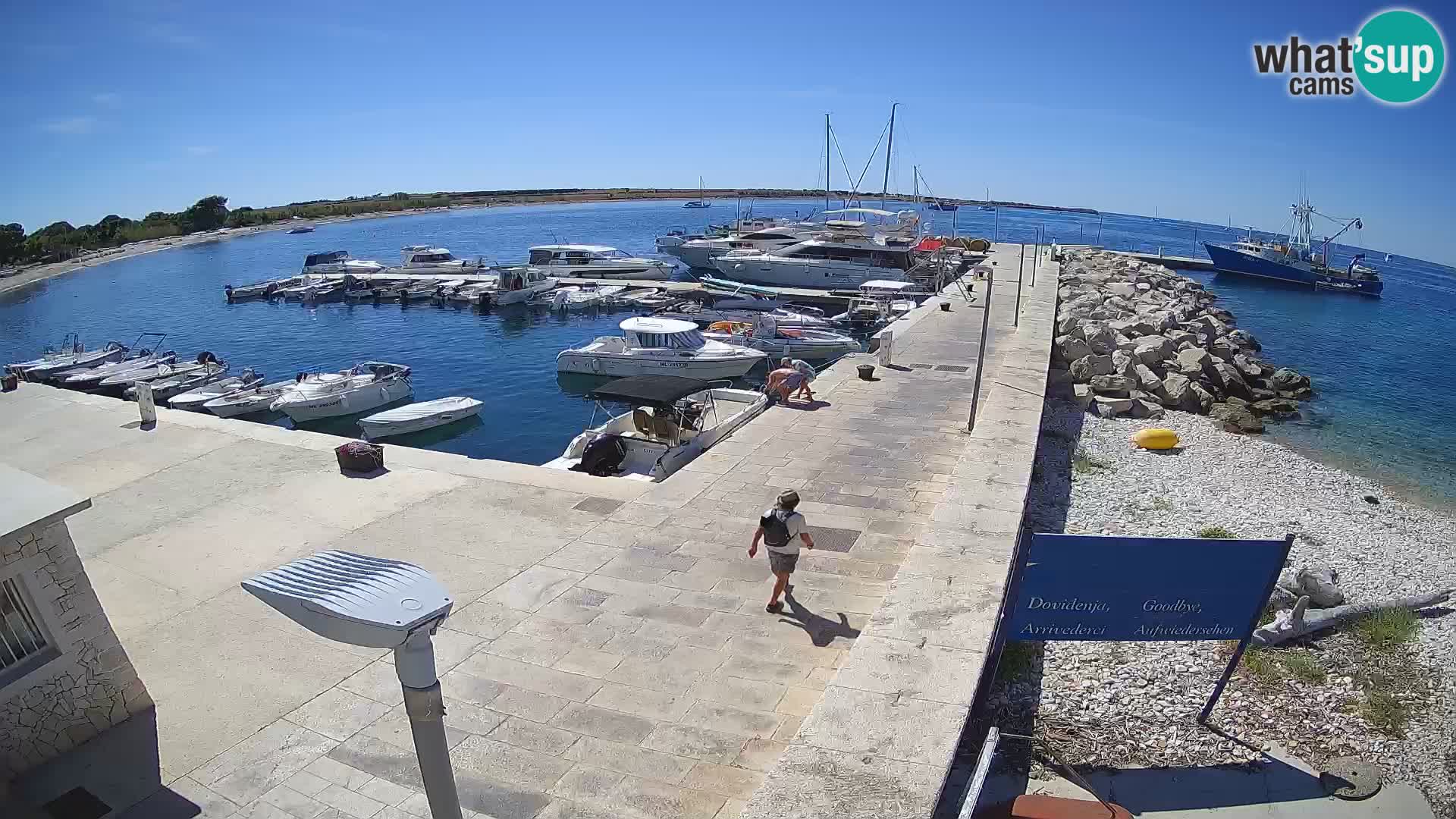 Webcam de l’île d’Unije – Explorez la beauté du joyau caché de la Croatie