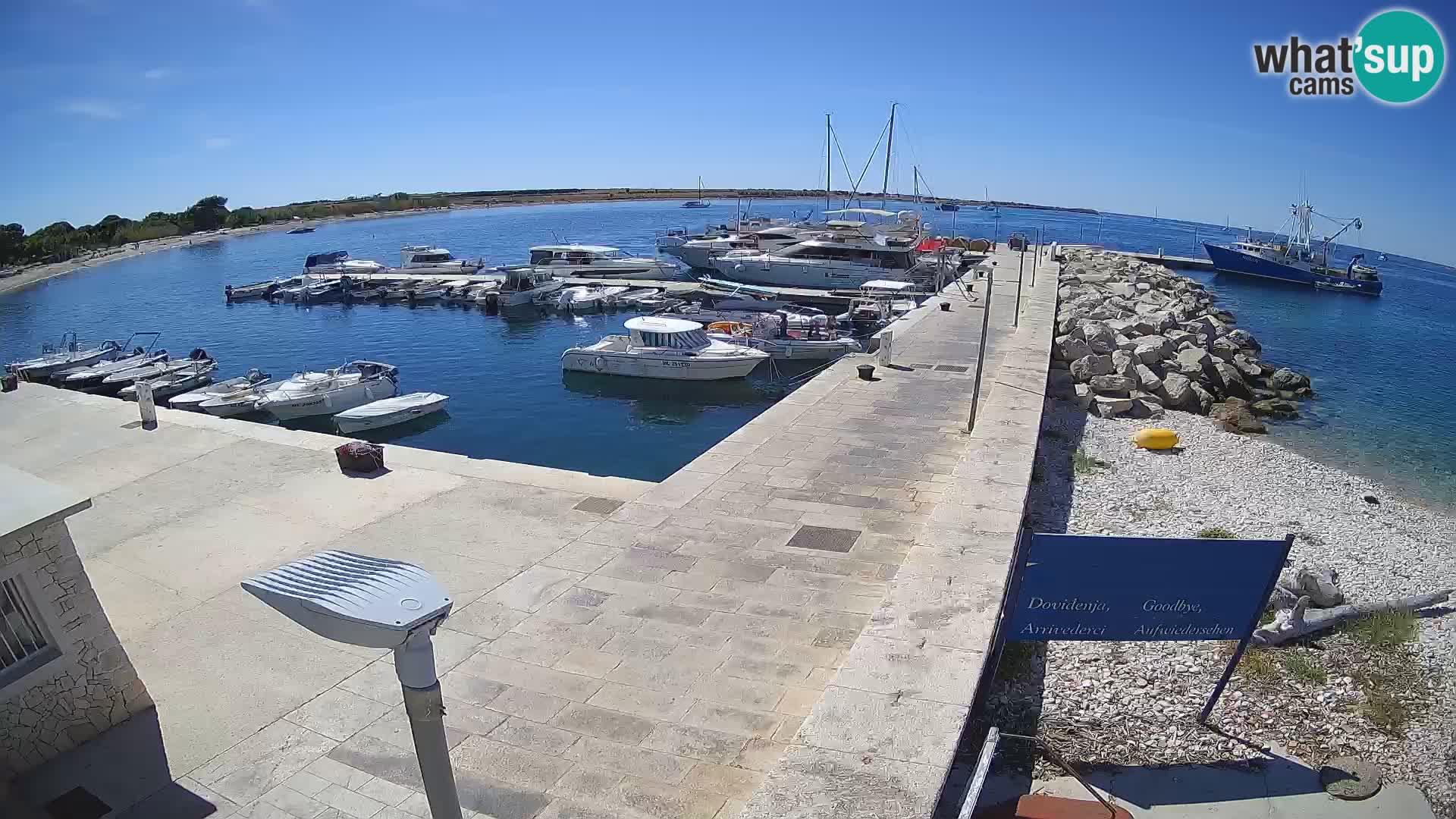 Webcam de l’île d’Unije – Explorez la beauté du joyau caché de la Croatie