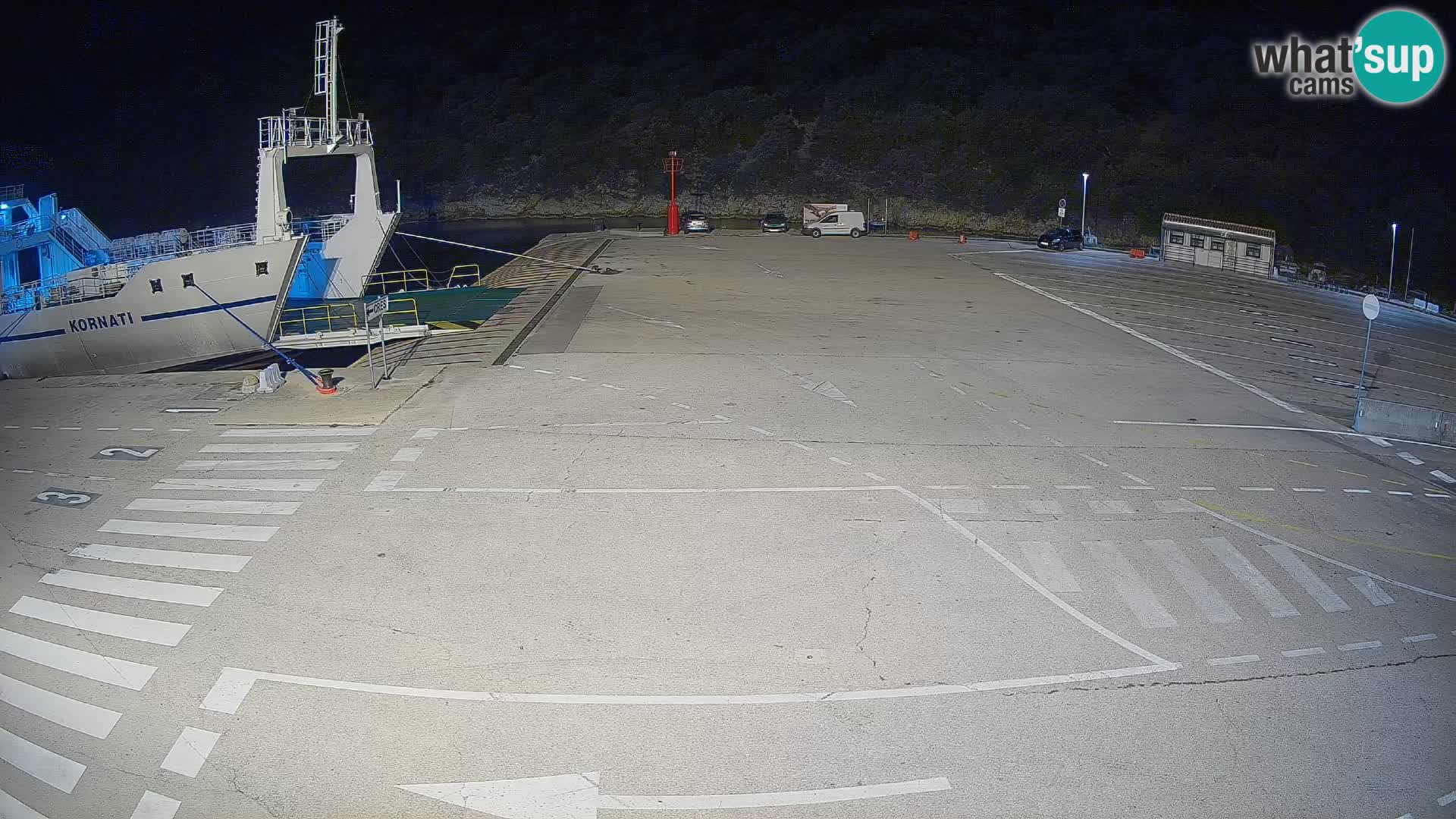 Webcam Fährhafen Valbiska – Fähren nach Cres und Rab