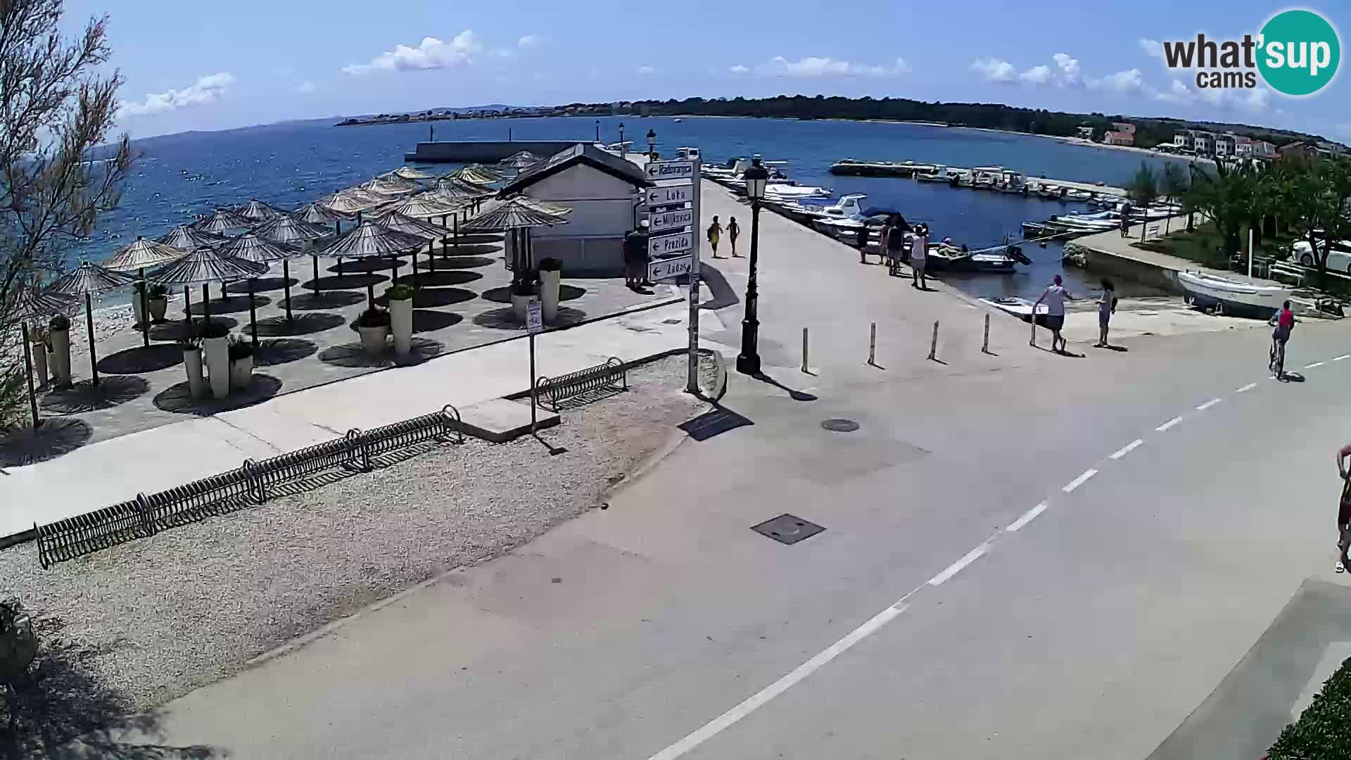Vir LIVE webcam – Beach – Dalmatia – Croatia