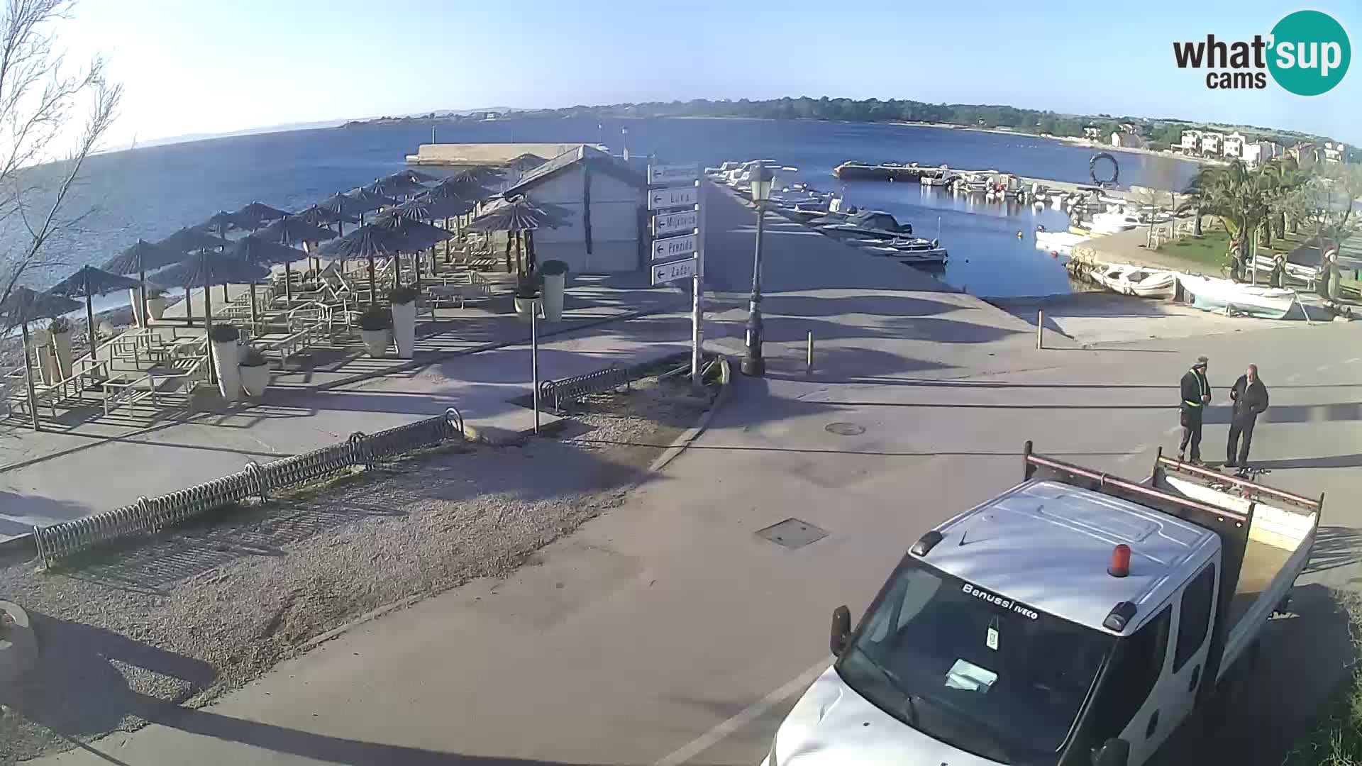 Vir LIVE webcam – Beach – Dalmatia – Croatia