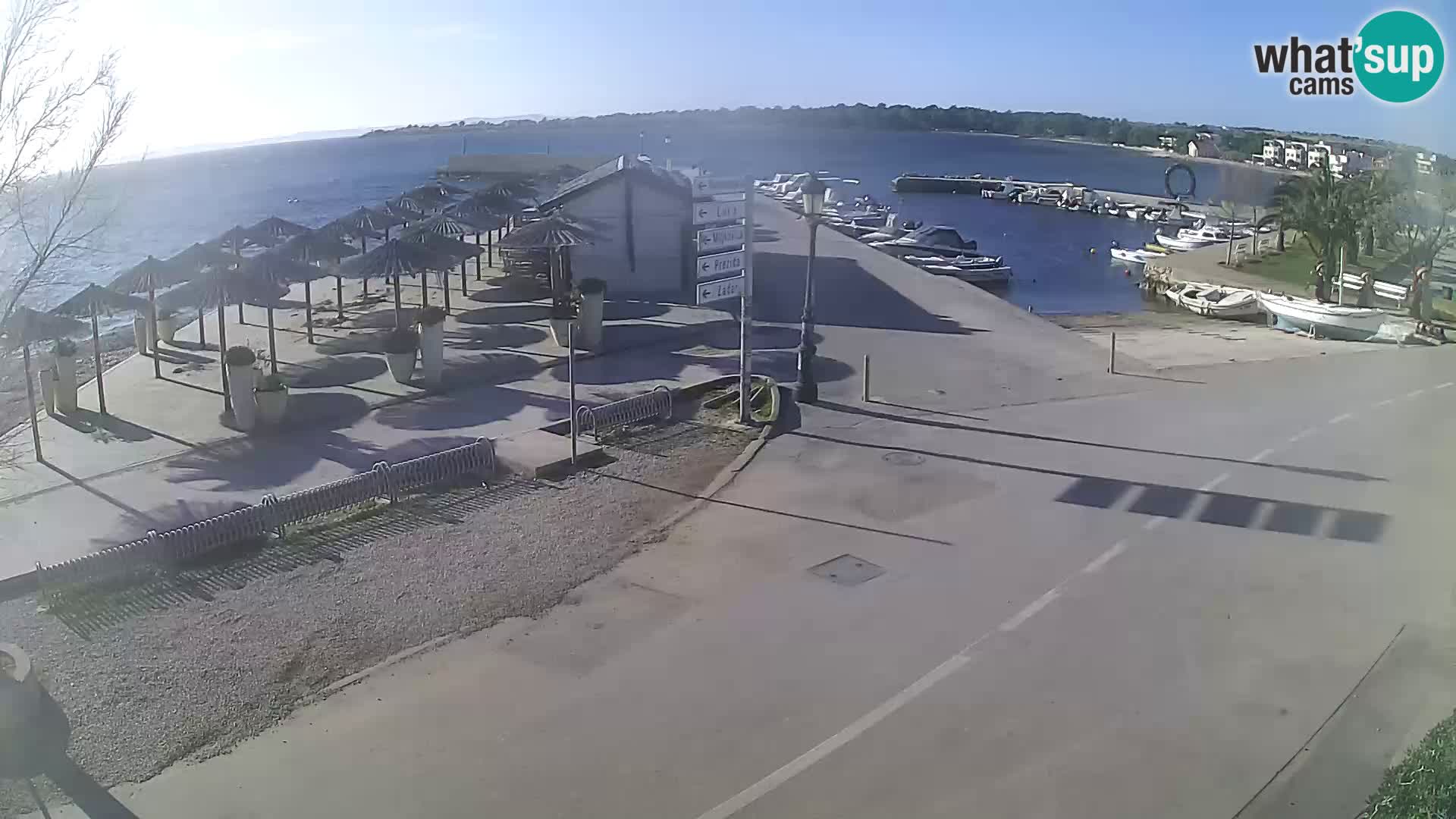 Vir LIVE webcam – Beach – Dalmatia – Croatia